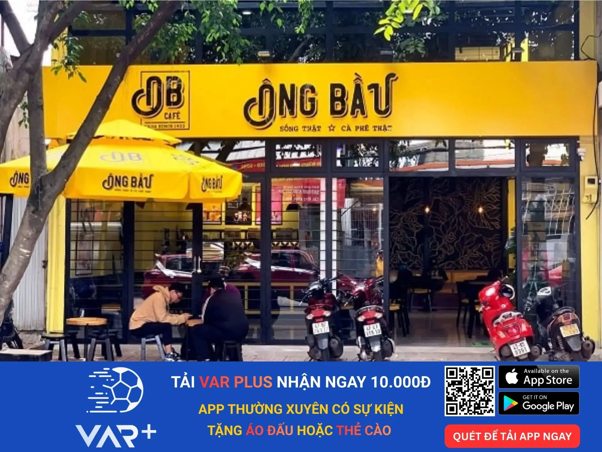 Top 10 quán cafe xem bóng đá tại TPHCM 3 Cà phê Ông Bầu