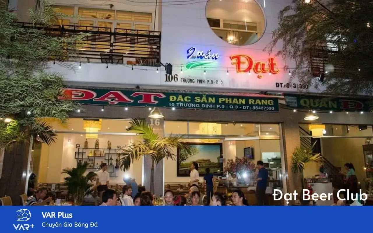 Đạt Beer Club - số 100 Trương Định, Phường 9, Quận 3, TPHCM
