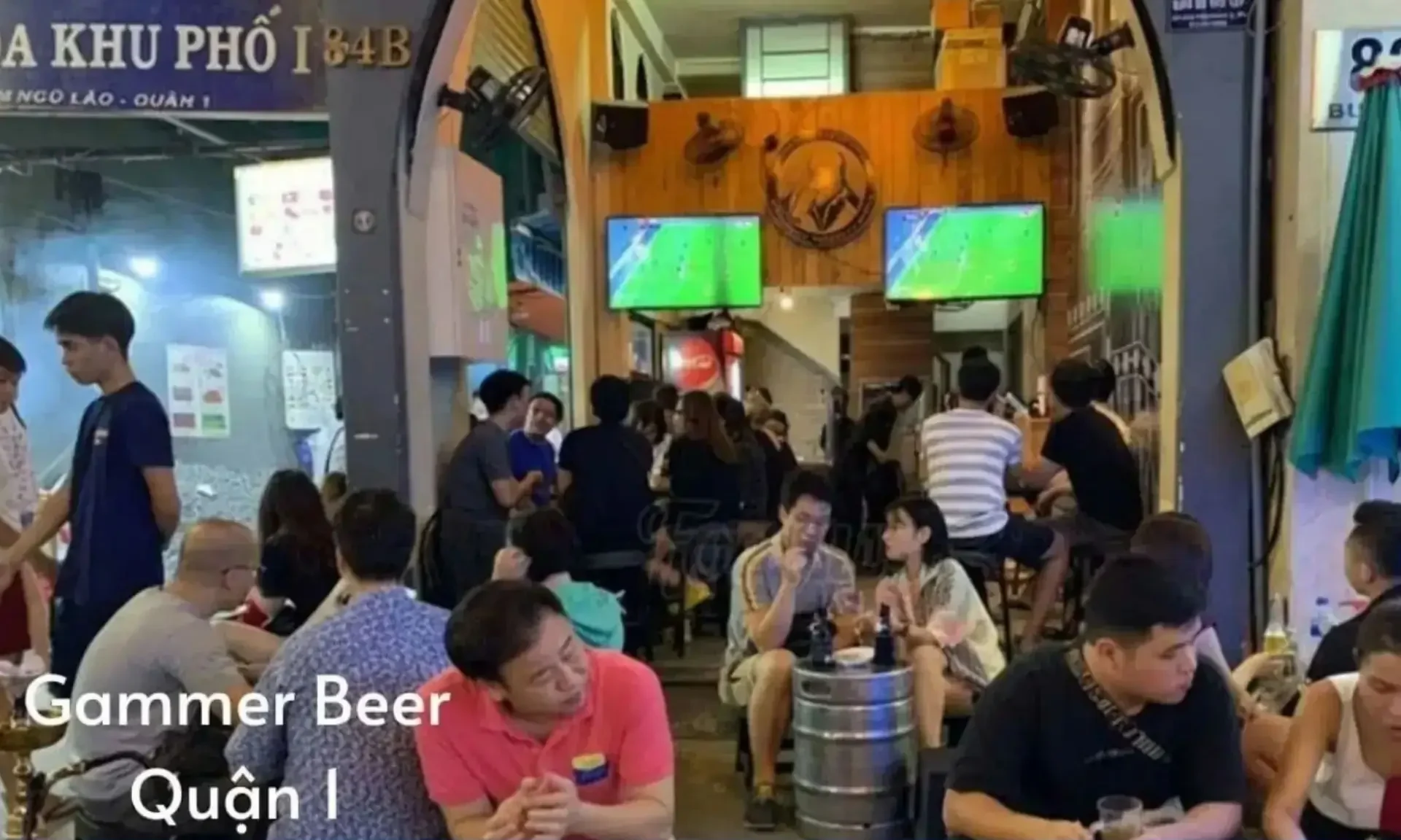Gammer Beer – không quan ăn uống thoáng mát, xem bóng đá với không khí cuồng nhiệt tại quận 1