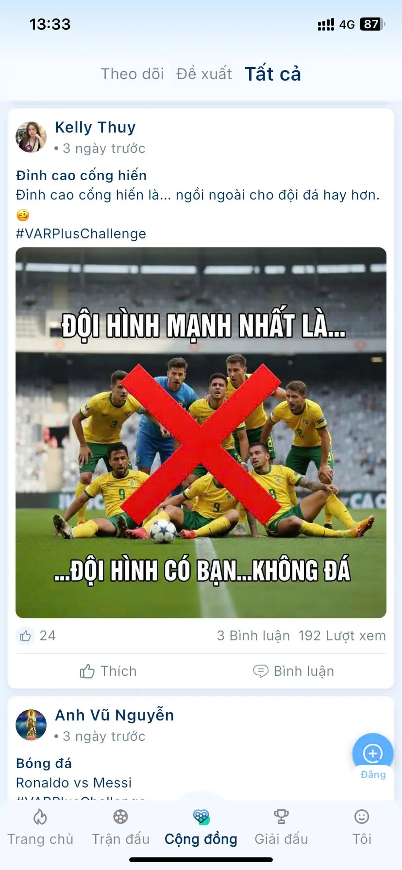 Cộng đồng VAR Plus vô cùng sôi động và có nhiều sự kiện hấp dẫn