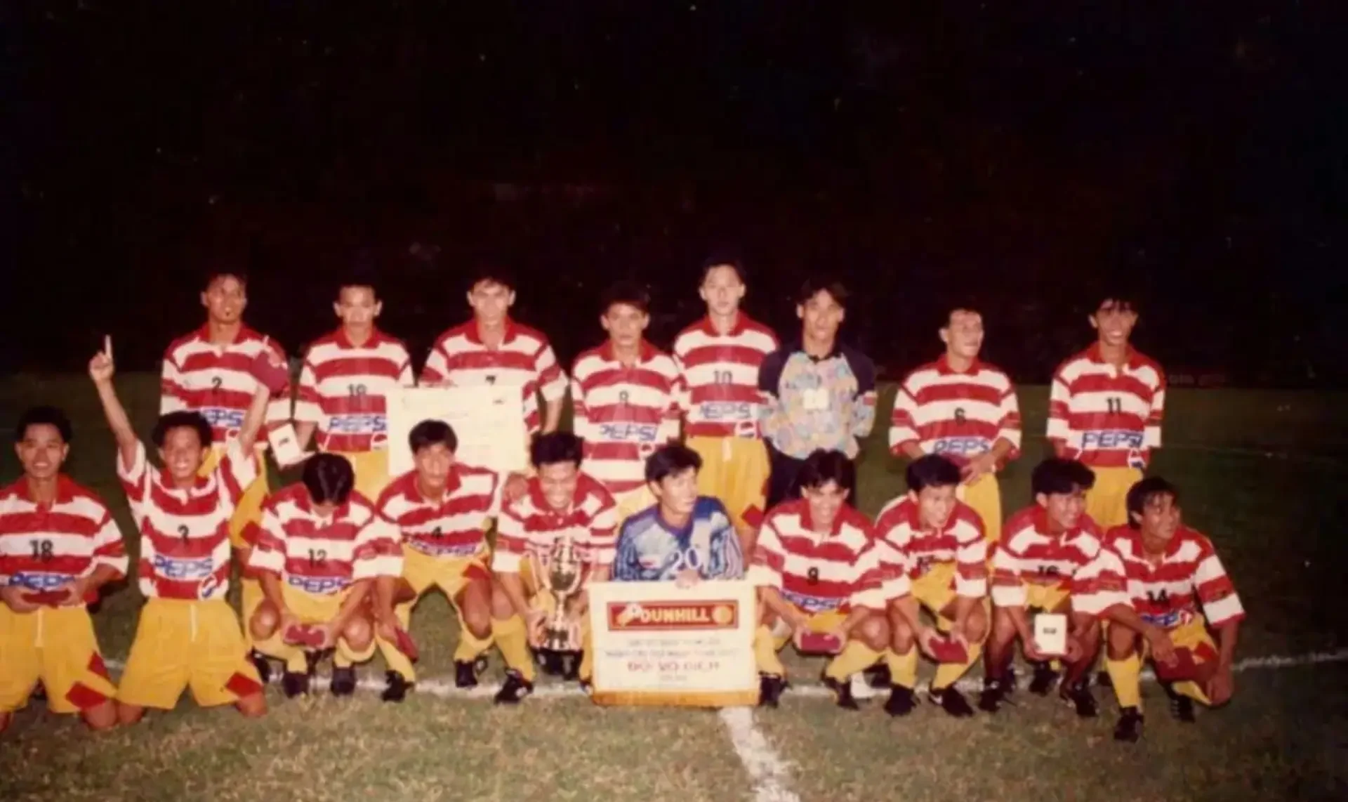 Câu lạc bộ bóng đá công an thành phố Hồ Chí Minh vô địch vào năm 1995