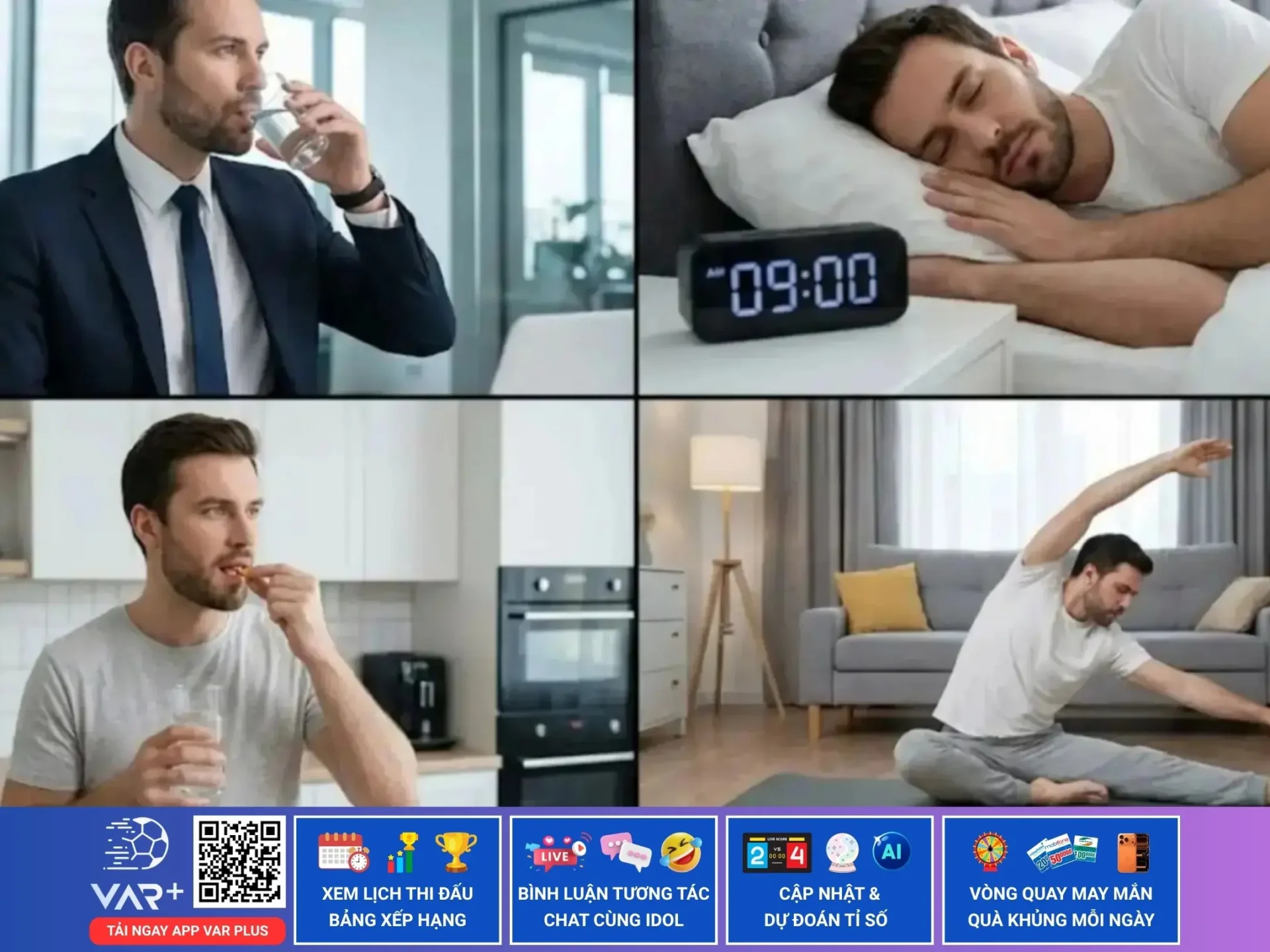 3 bí kíp giúp thức khuya theo dõi, mà vẫn tỉnh táo cho ngày hôm sau 4 Bí quyết thức khuya xem đá bóng không bị mệt mỏi