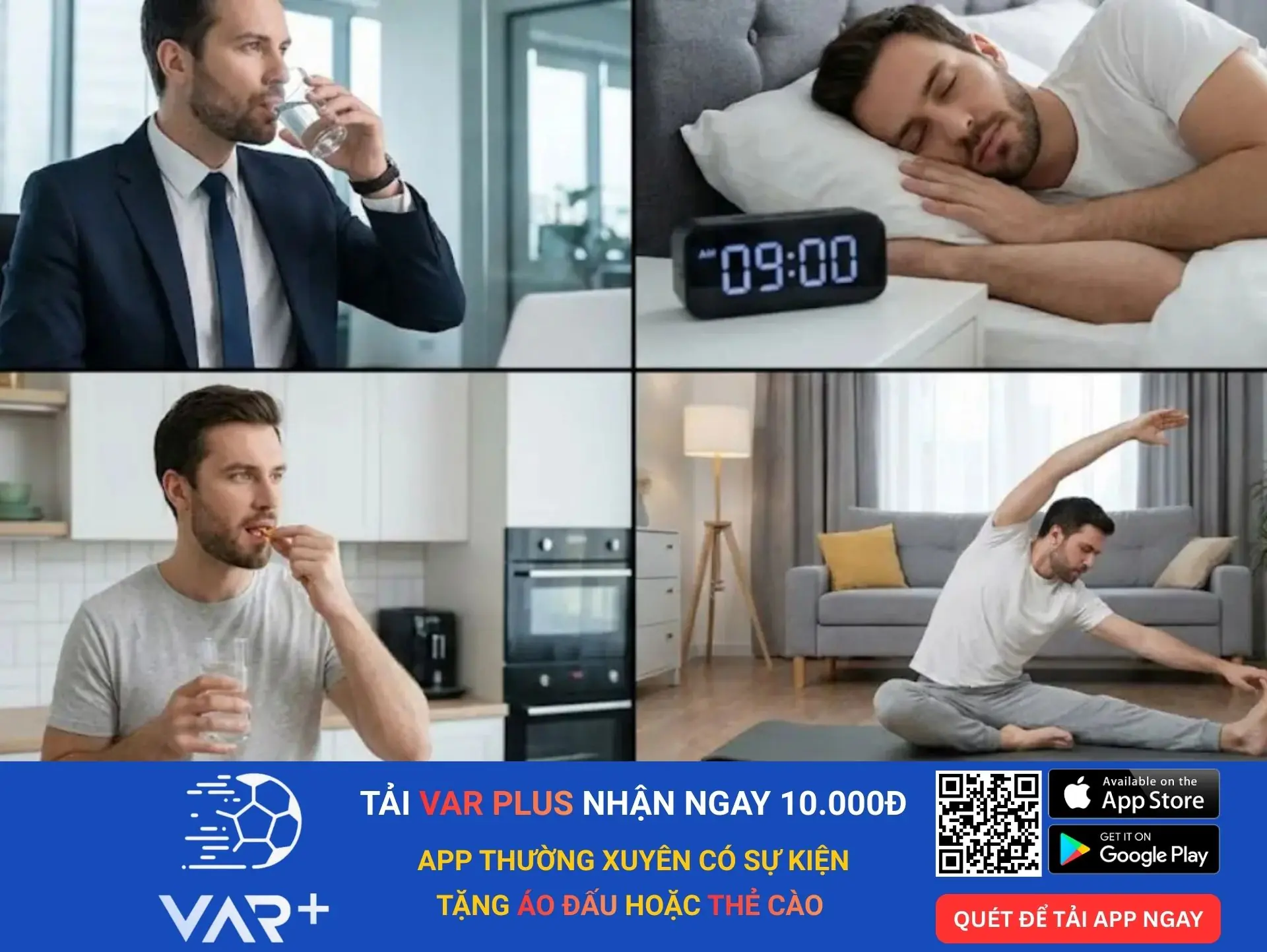 3 bí kíp giúp thức khuya xem đá bóng trực tiếp, mà vẫn tỉnh táo cho ngày hôm sau 4 Bí quyết thức khuya xem đá bóng không bị mệt mỏi