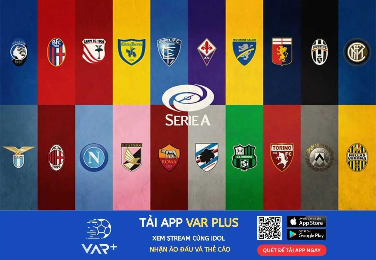 Xem lịch thi đấu giải bóng đá Ý (Serie A)