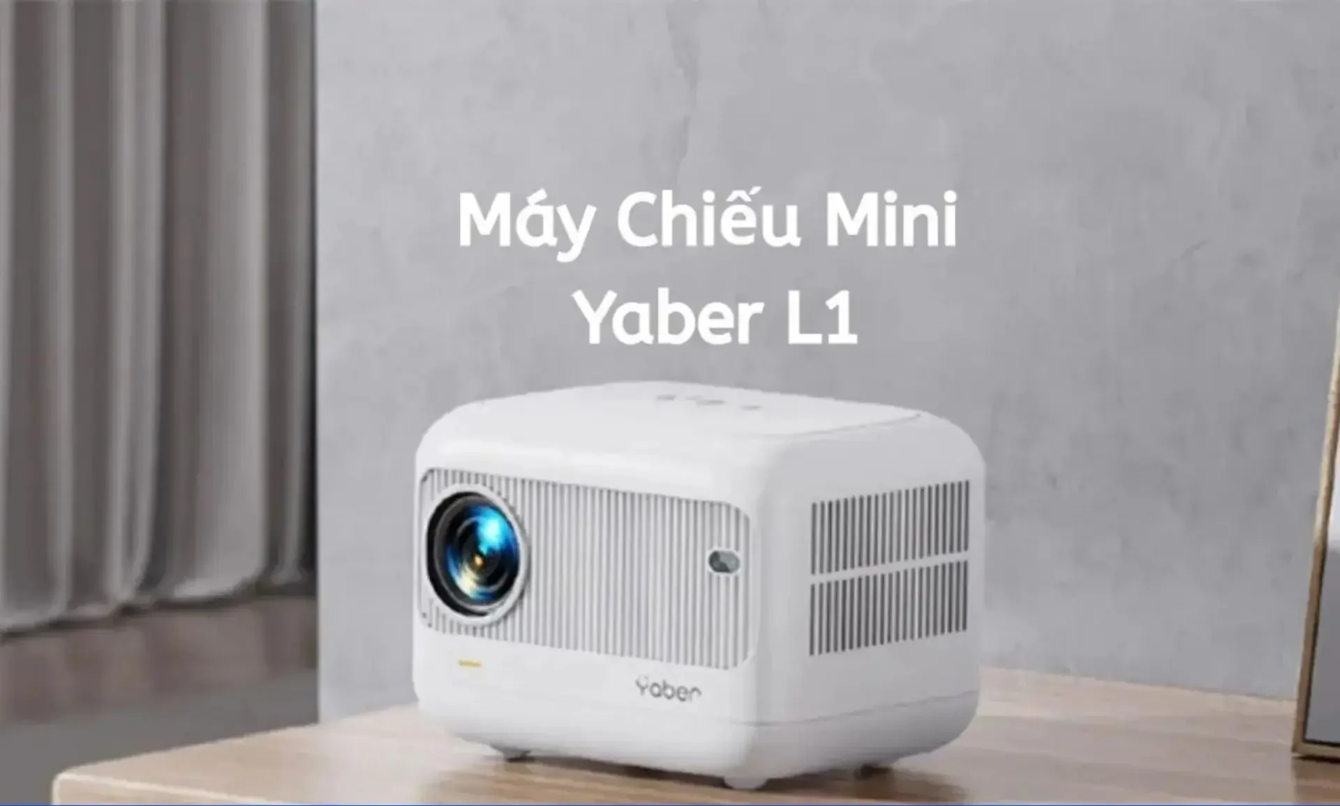 Máy Chiếu Mini Yaber L1 - Độ Sáng Cao, Âm Thanh Dolby