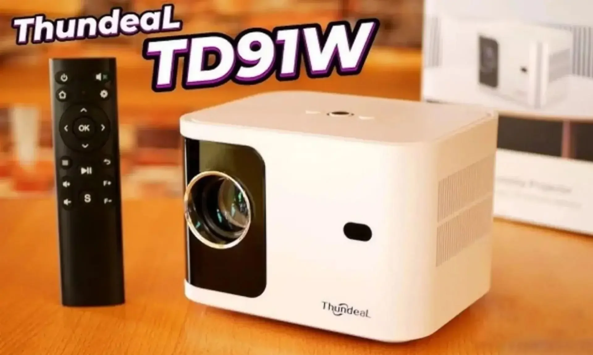 Máy Chiếu Projector Thundeal TD91 - Ngôi Sao Phân Khúc Siêu Rẻ