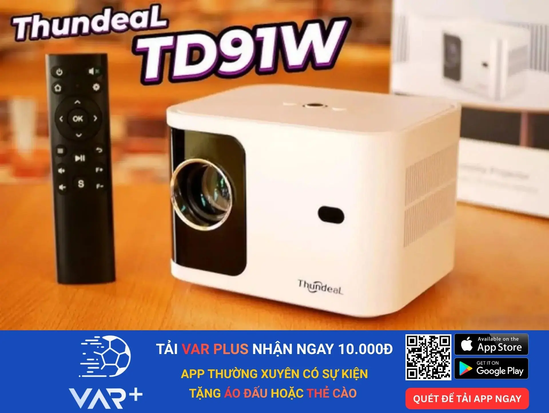 Máy Chiếu Projector Thundeal TD91 - Ngôi Sao Phân Khúc Siêu Rẻ