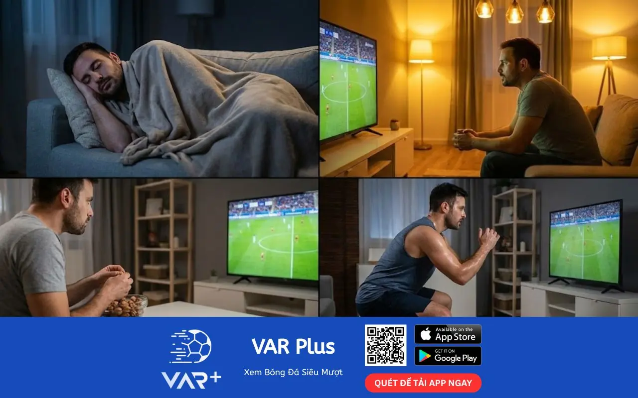 Nên làm gì để anh em luôn tỉnh táo trong suốt trận đấu mà không bị ngủ quên