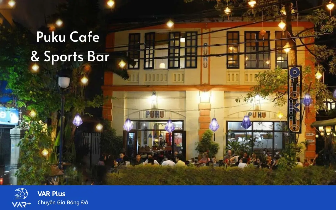 Puku Cafe & Sports Bar mở 24/24 nằm trong trung tâm