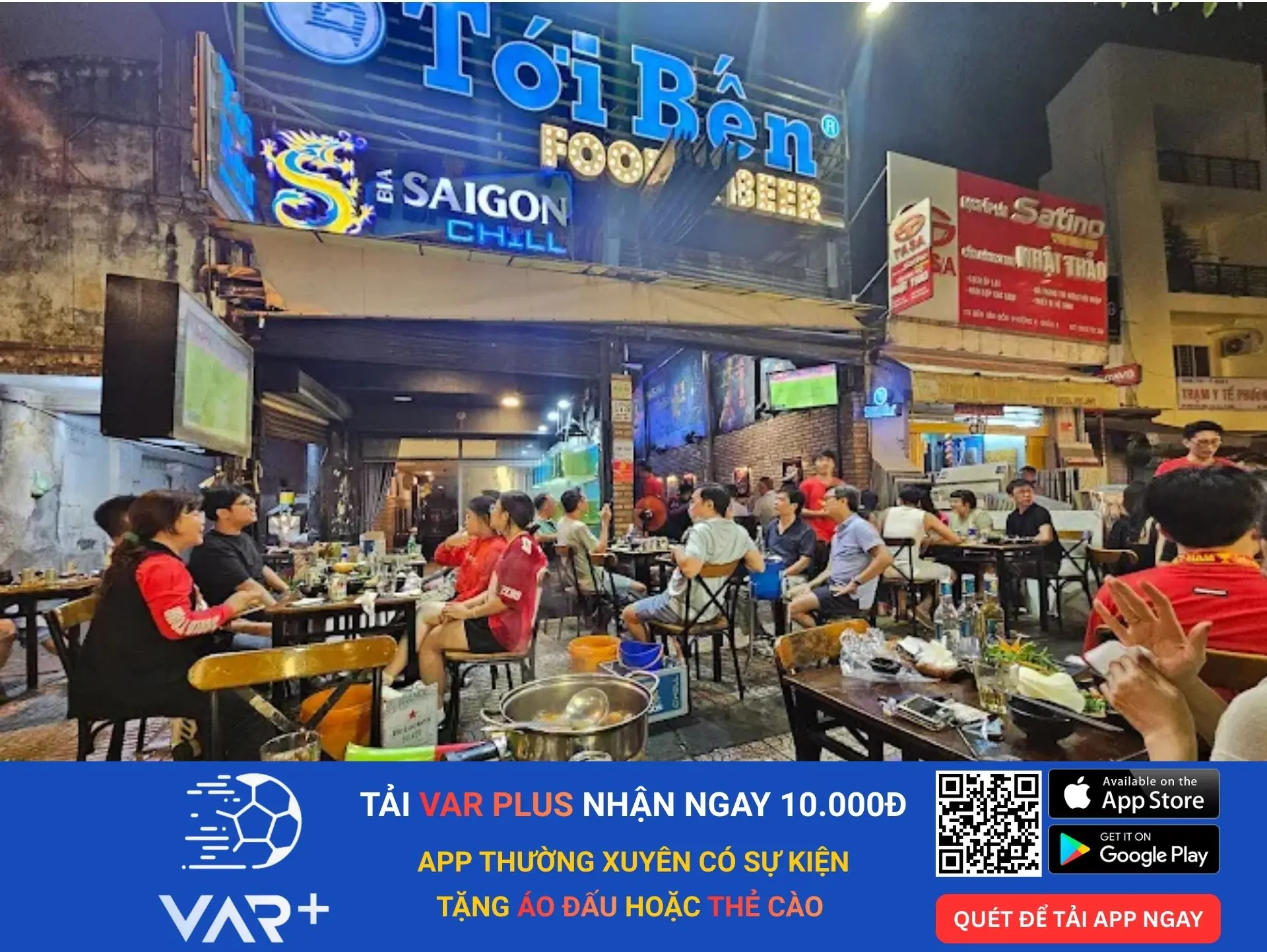 Tới Bến Food & Beer - Xem bóng đá ở quận 4