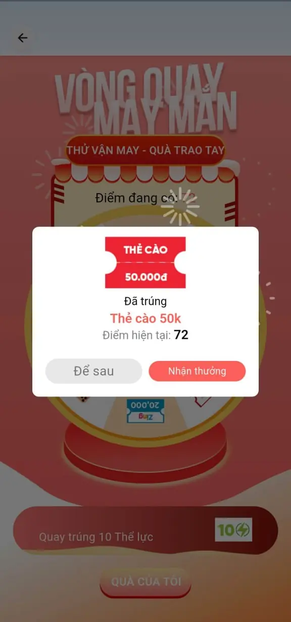 Xem bóng đá trực tiếp trên iPhone siêu mượt, nhận thẻ cào, áo đấu 3 Điểm danh và quay vòng quay may mắn, nhận thẻ cào và áo đấu