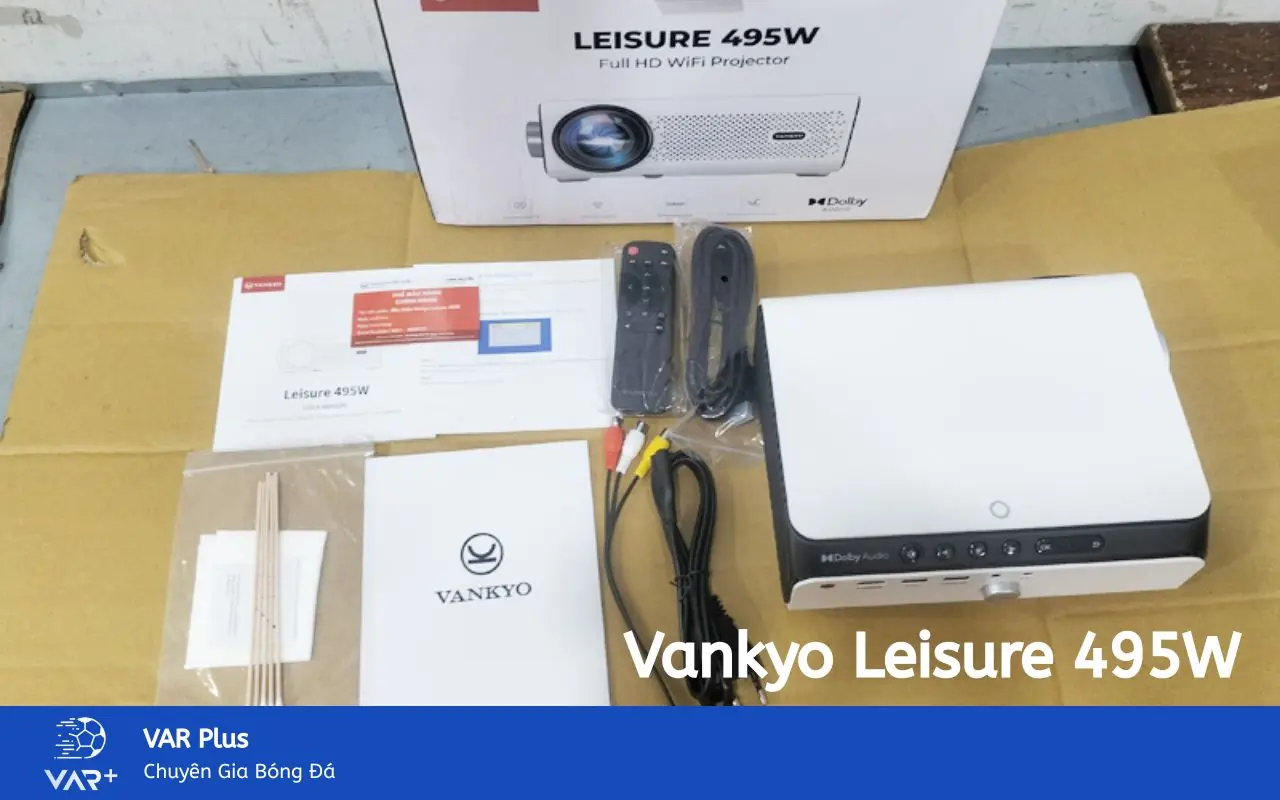 Vankyo Leisure 495W - Máy Chiếu Full HD Âm Thanh Dolby