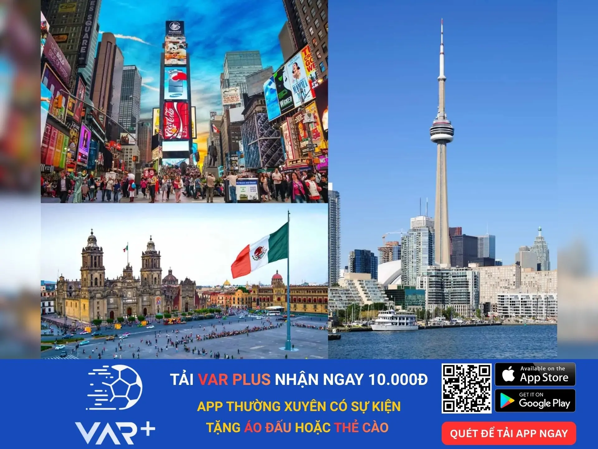 World Cup 2026 tổ chức ở đâu? Kỷ nguyên mới của bóng đá thế giới tại Bắc Mỹ 1 World Cup 2026 sẽ được tổ chức tại 3 nước là Mỹ, Canada và Mexico