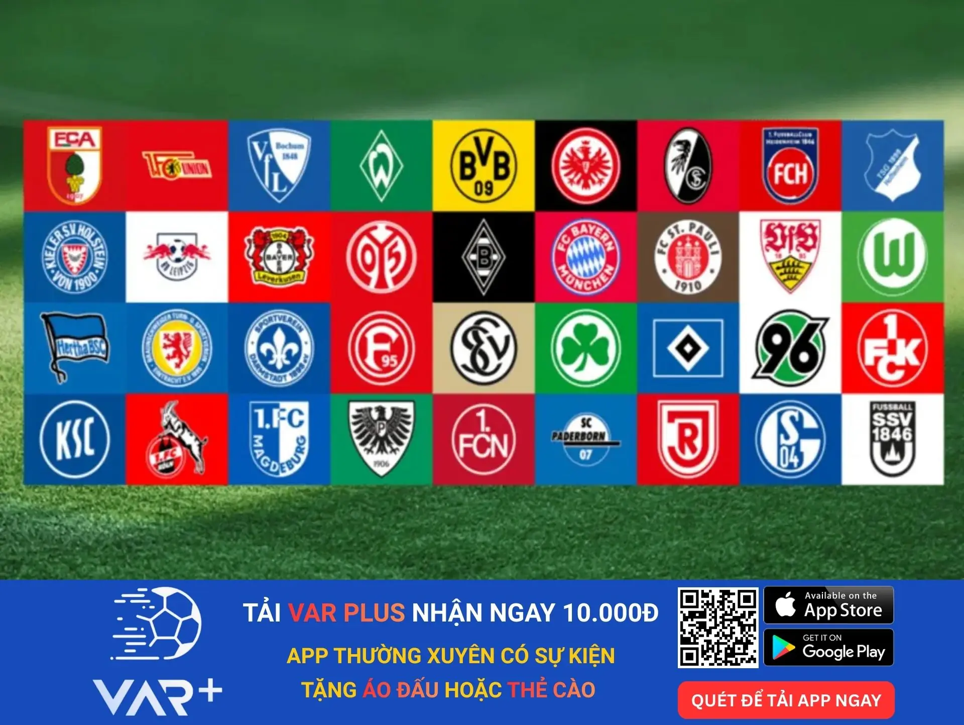 Xem lịch thi đấu giải bóng đá Đức (Bundes Liga)