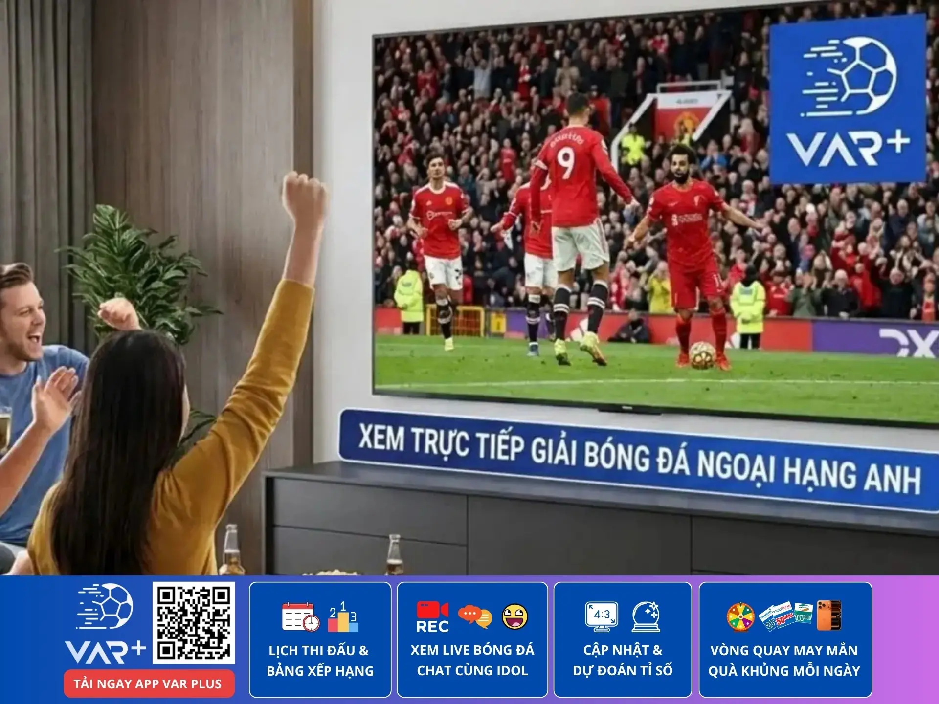 Xem trực tiếp bóng đá ngoai hạng Anh siêu nhanh