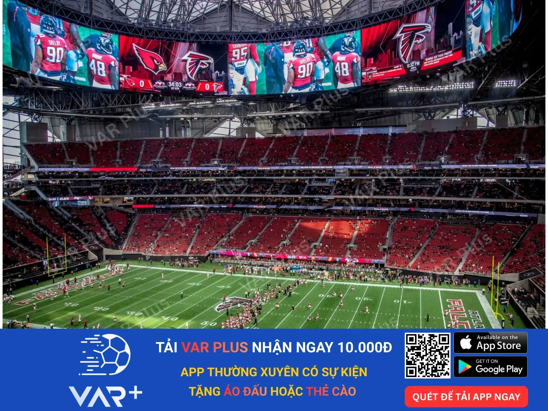 Màn hình Halo Board 360 độ khổng lồ tại sân Mercedes-Benz