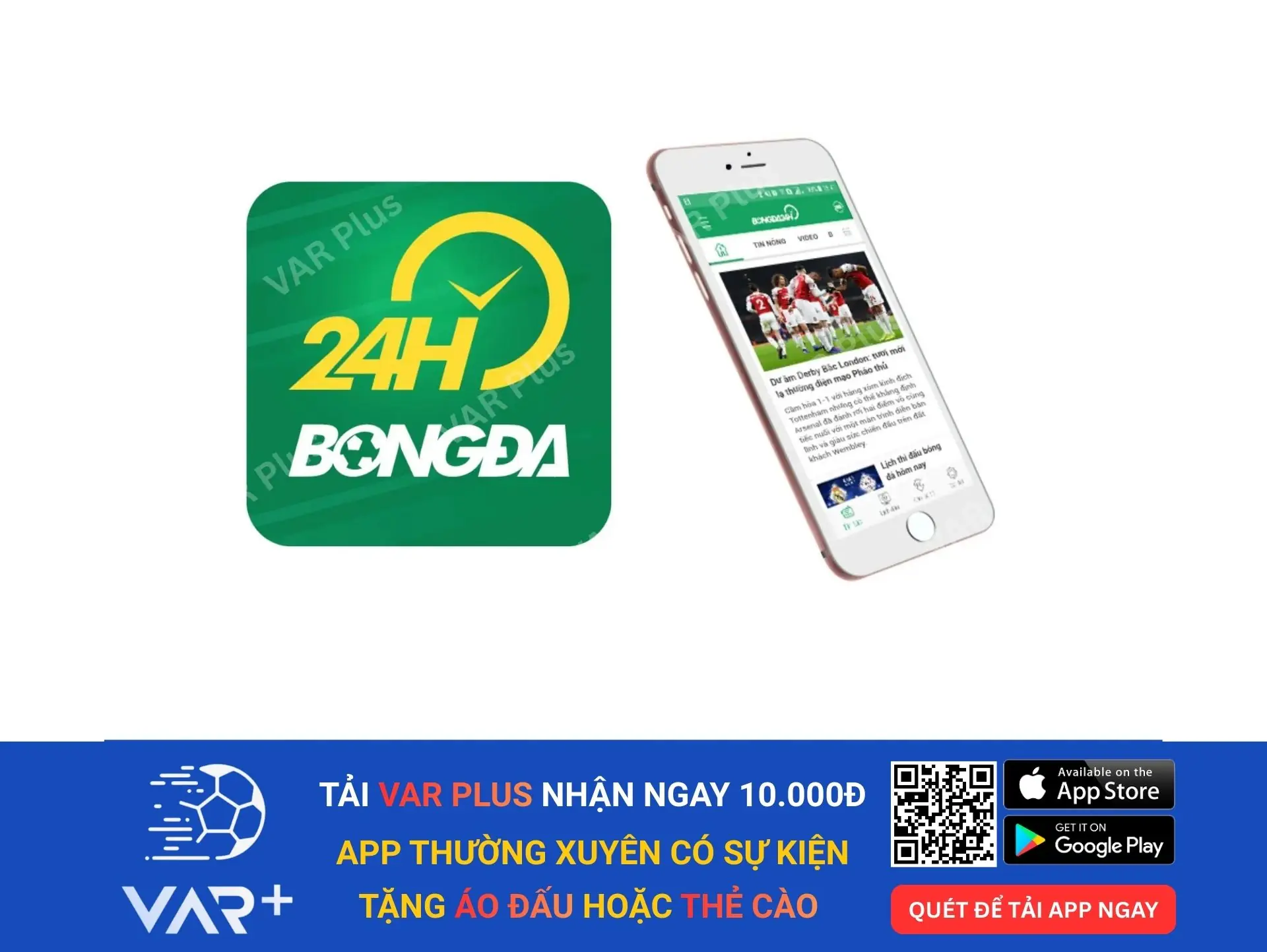 App xem tỷ số bongda24h