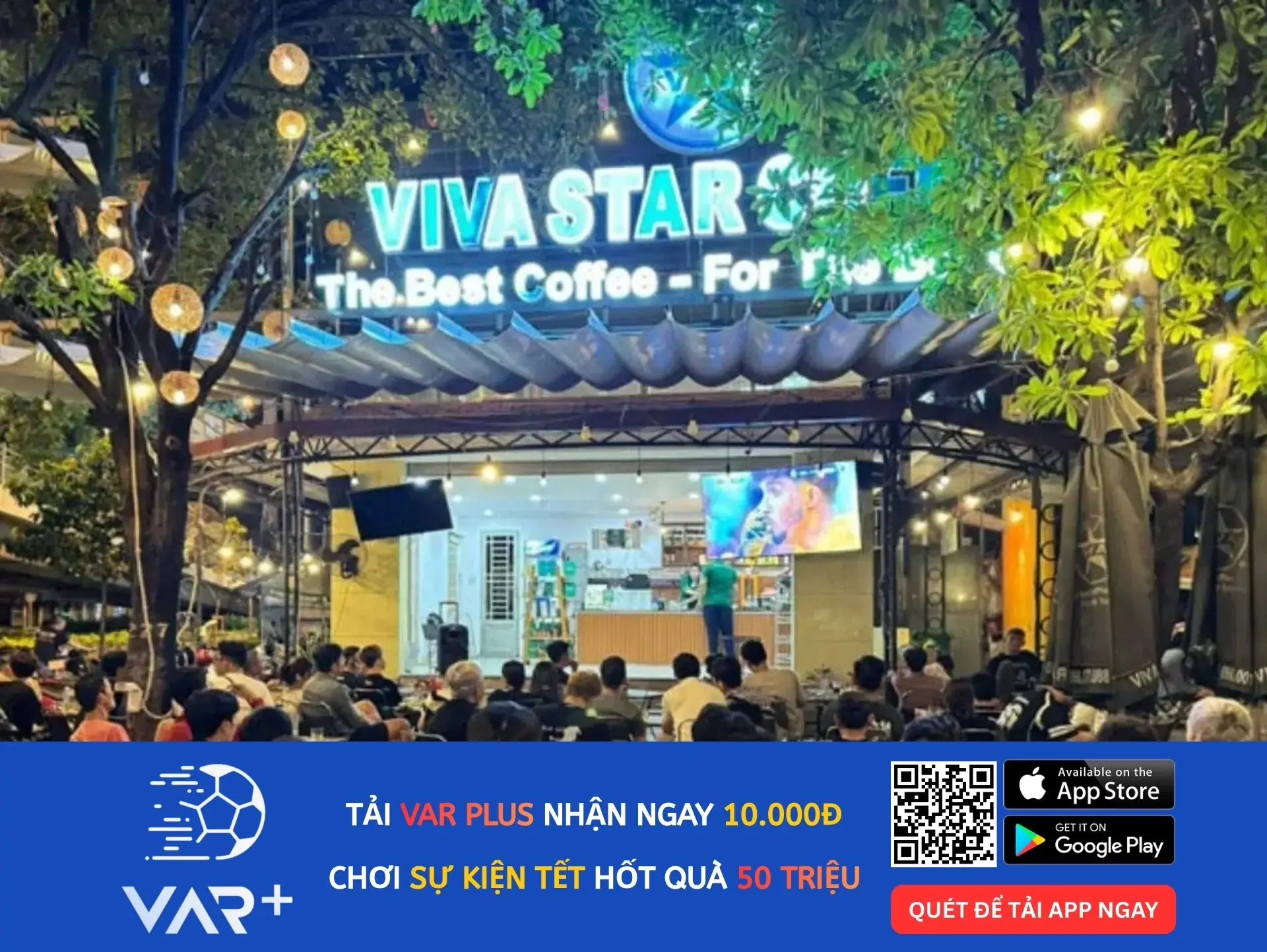 Top 10 quán cafe xem bóng đá tại TPHCM 10 Viva's Star Coffee