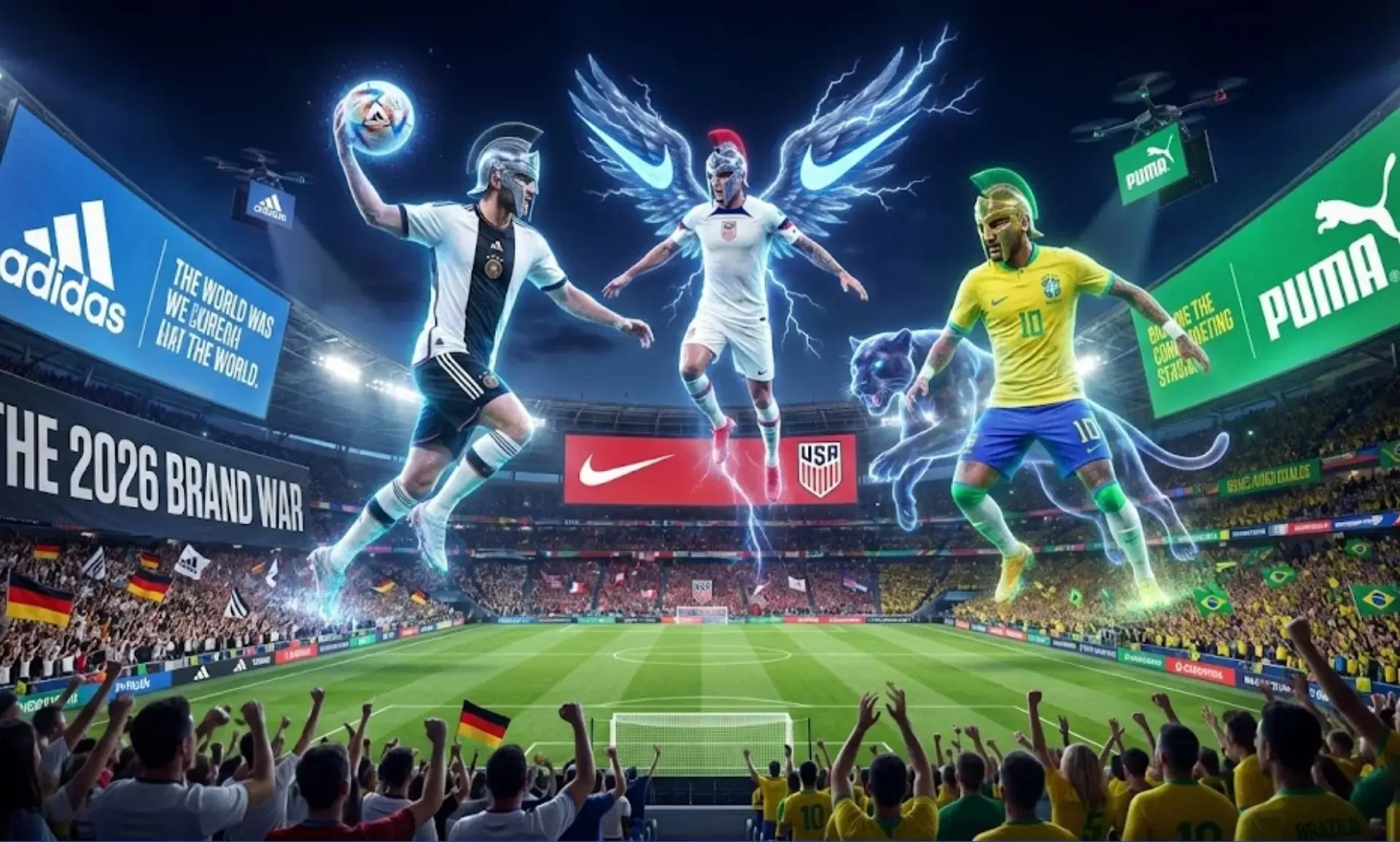 Cuộc cạnh tranh giữa các thương hiệu thể thao tại World Cup 2026