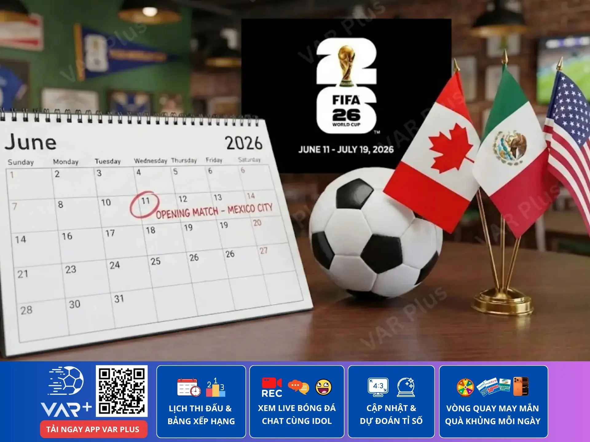 World Cup 2026 tháng mấy bắt đầu khởi tranh