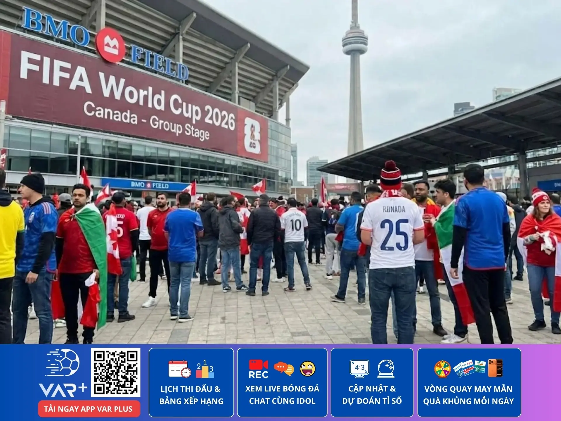 Dự đoán chi phí nếu đi Canada xem vòng bảng World Cup 2026