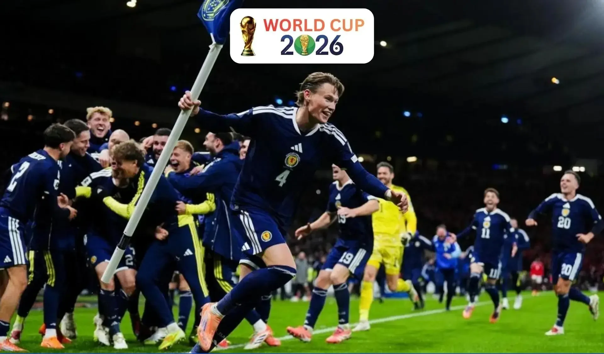 Đội tuyển Scotland bất ngờ khi giành ngôi đầu bảng ở vòng loại cuối cùng