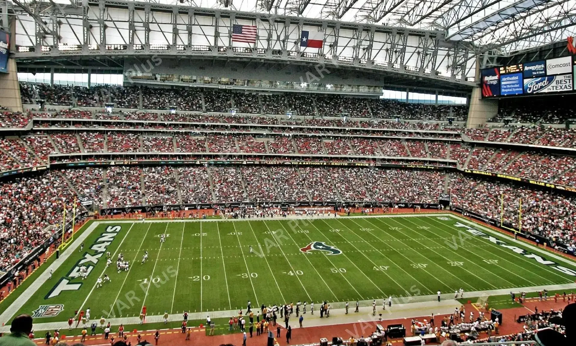 Quảng cảnh bên trong sân vận động NRG