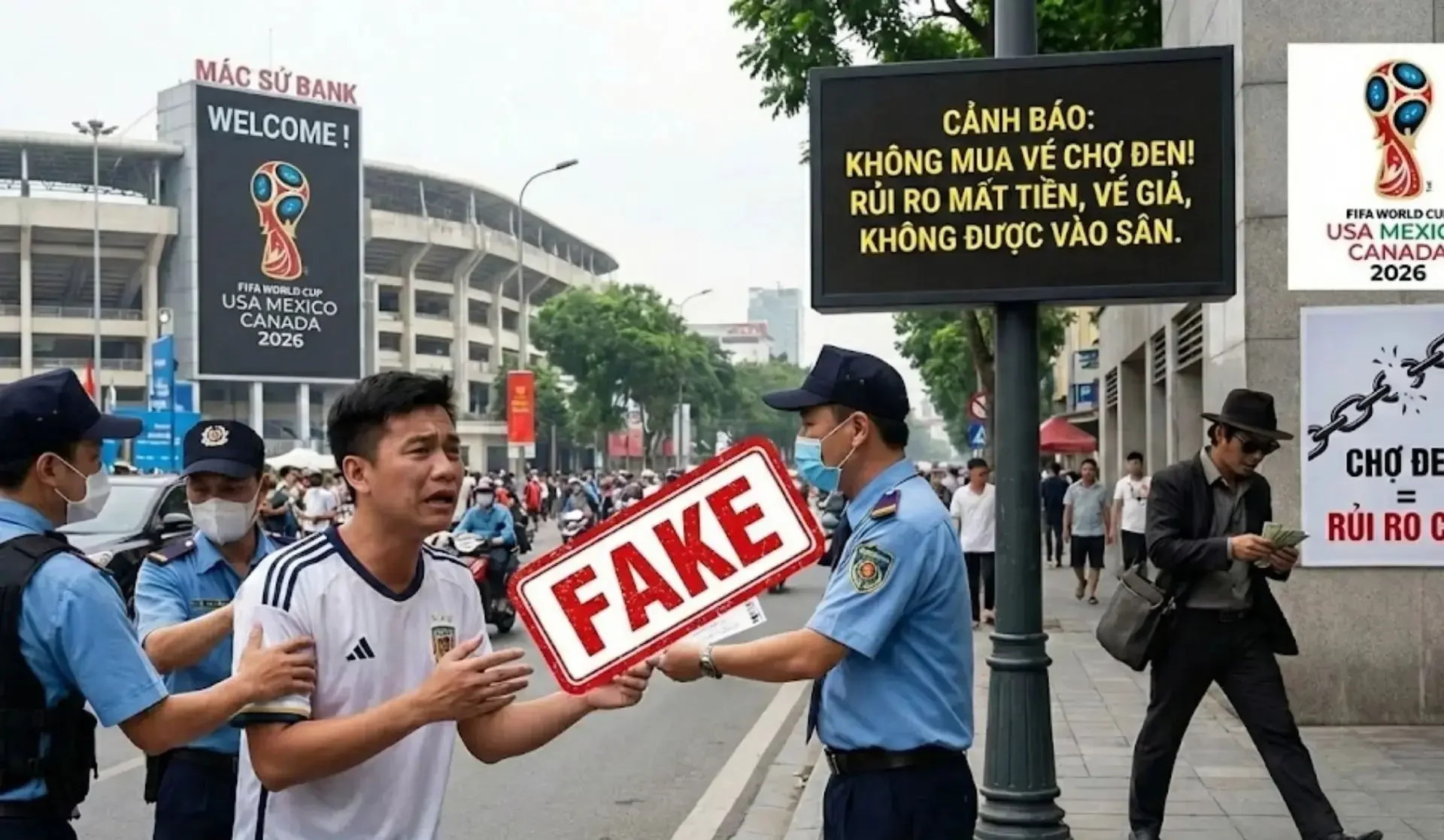 Không nên mua vé xem vòng chung kết World Cup 2026 trên chợ đen vì chứa đựng nhiều rủi ro