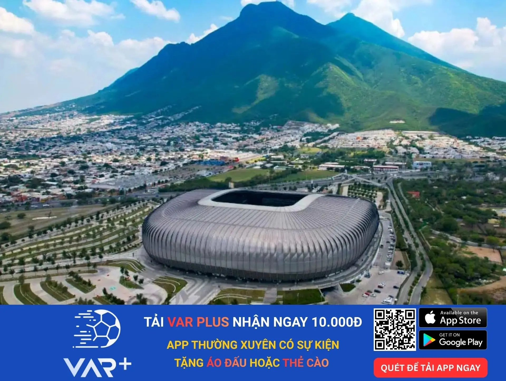Sự hùng vĩ của sân Estadio BBVA