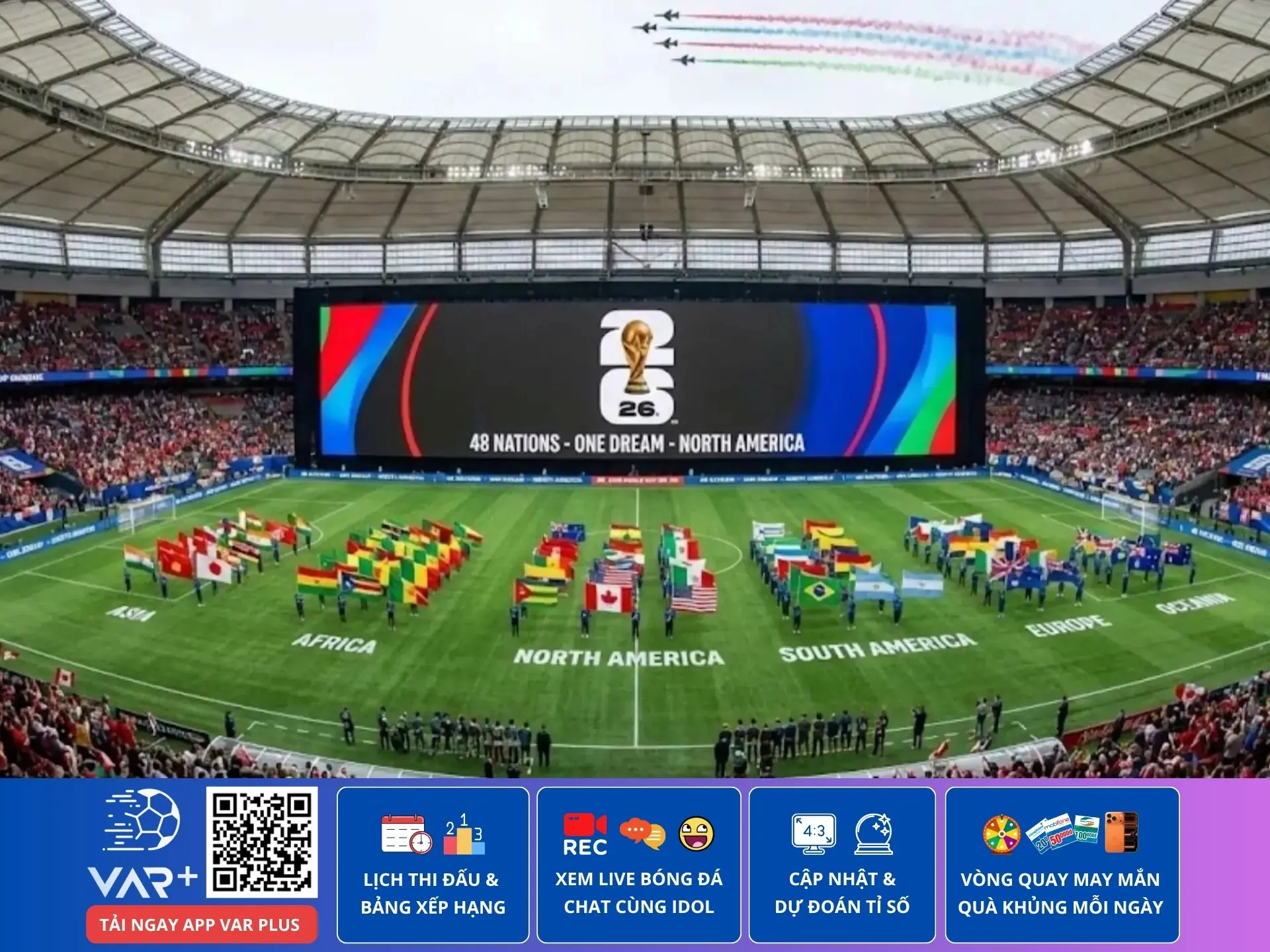 World Cup 2026 có tổng cộng bao nhiêu đội tham dự