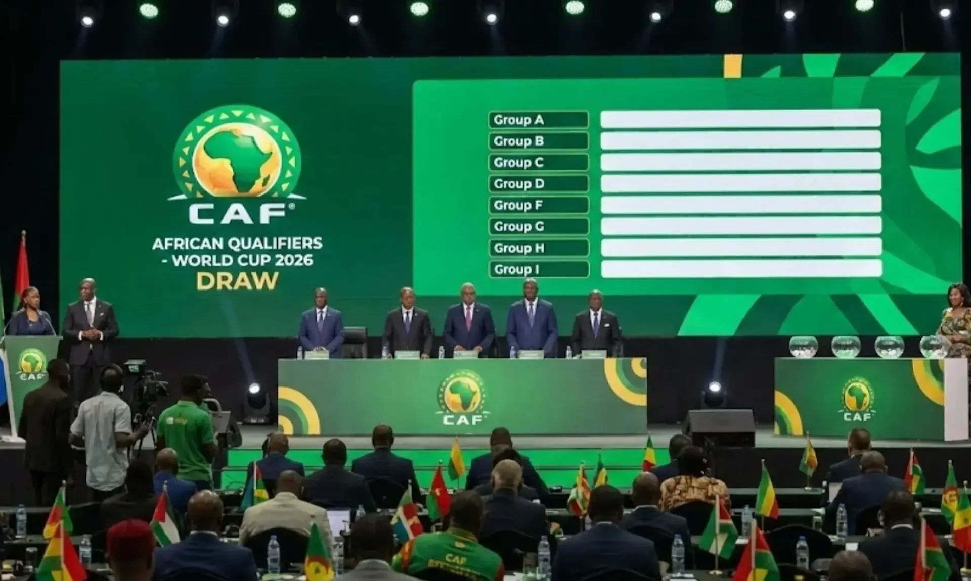 Bốc thăm vòng loại World Cup 2026 khu vực châu Phi