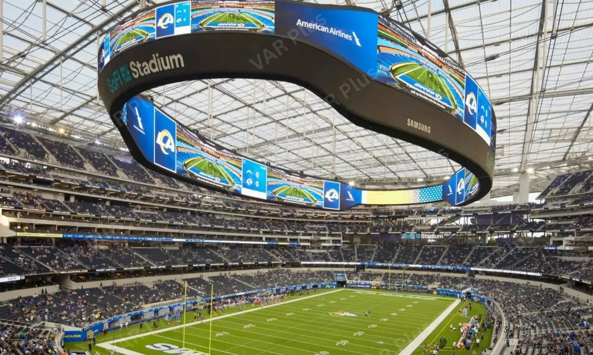 Màn hình khổng lồ tại sân vận động Sofi