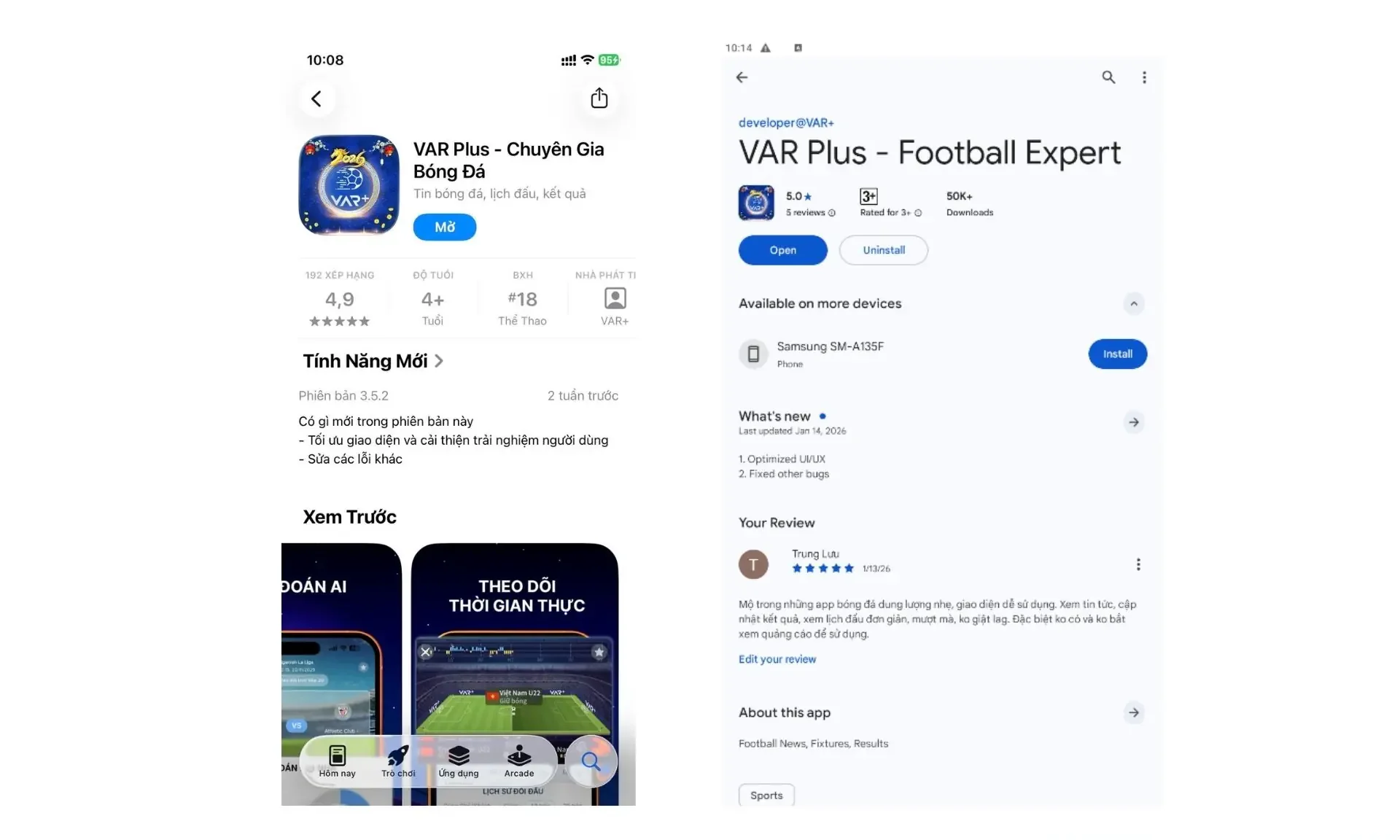 Tải app VAR Plus để nhận quà hấp dẫn
