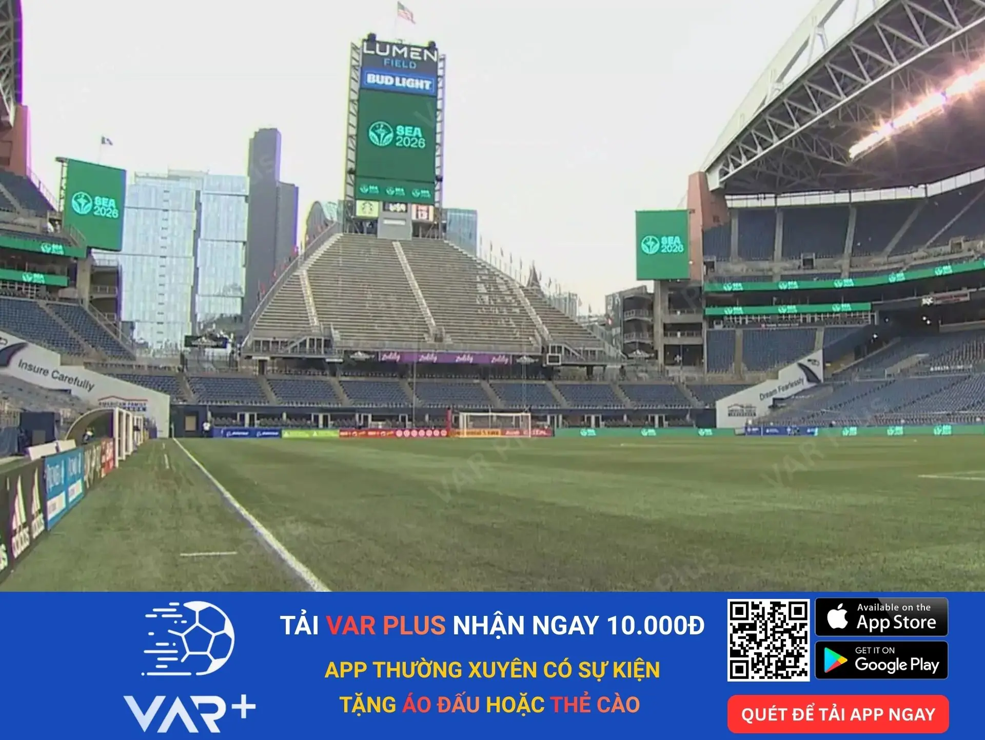 Lumen Field: sân vận động náo nhiệt nhất nước Mỹ Tại WC 2026 4 Thay đổi sang 100% mặt cỏ tự nhiên là một thách thức không nhỏ đối với sân Lumen Field