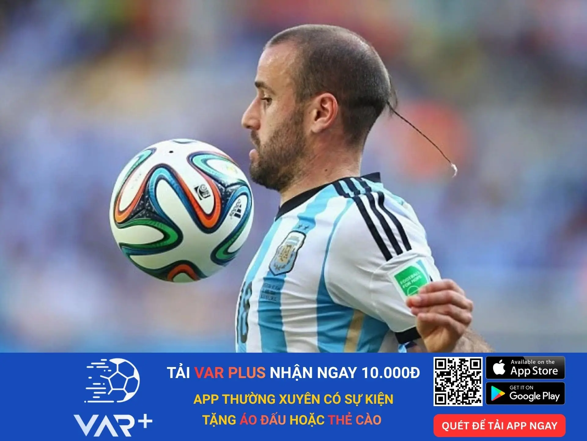 20 kiểu tóc độc lạ, dị nhất trong lịch sử các kỳ World Cup 14 Rodrigo Palacio (Argentina) – "Đuôi chuột" (2014)