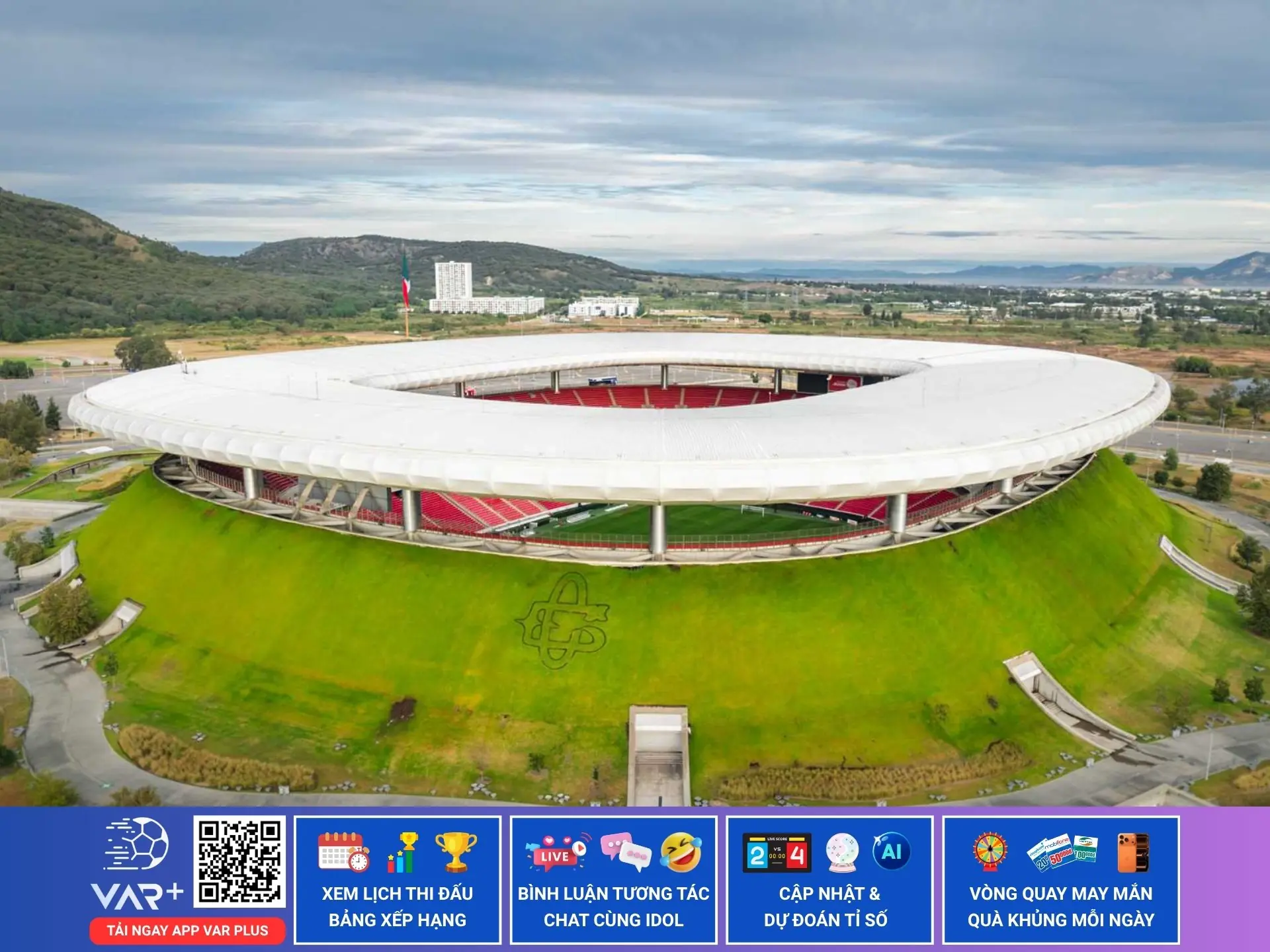 Sân Estadio Akron: "Ngọn Núi Lửa" xanh giữa lòng văn hóa Guadalajara 1 Sân Estadio Akron: “Ngọn Núi Lửa” xanh giữa lòng văn hóa vùng Guadalajara