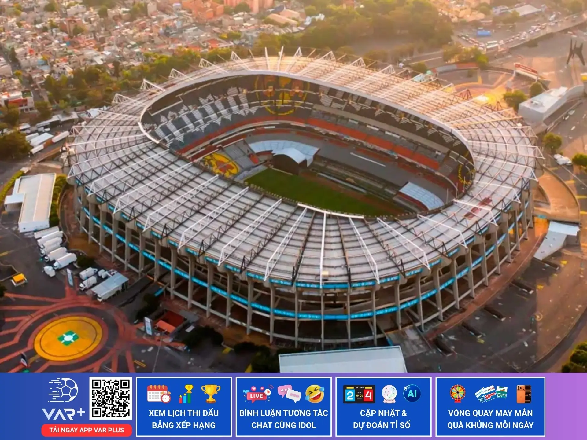 Sân Estadio Azteca: "Thánh Đường" bất tử của bóng đá thế giới 1 Sân Estadio Azteca: “Thánh Đường” bất tử của nền bóng đá thế giới