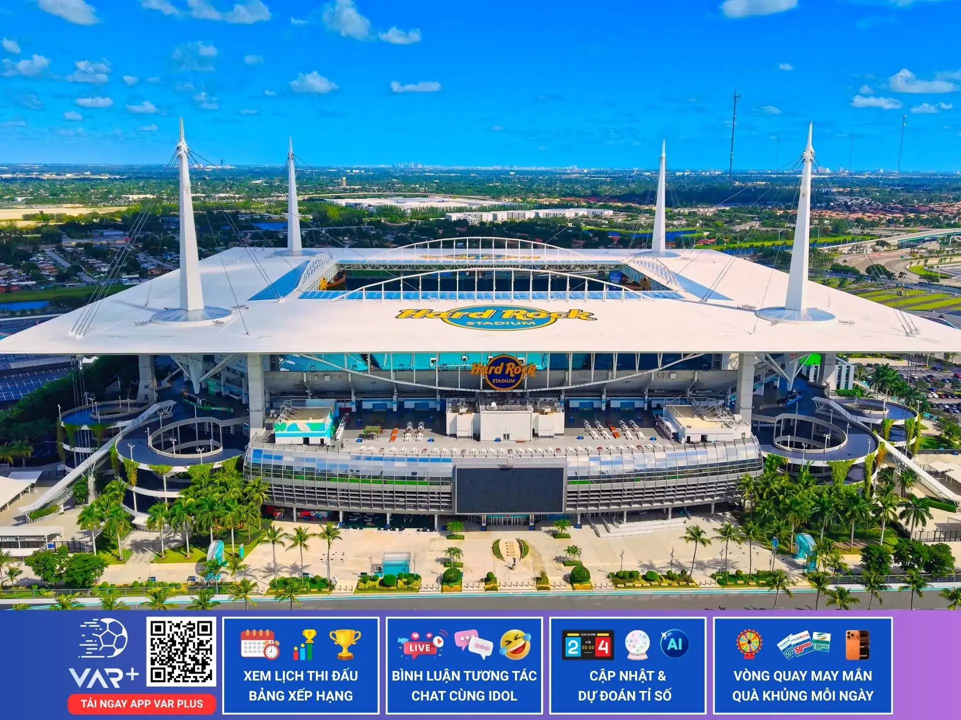 Sân Hard Rock: "Chảo Lửa" nhiệt đới và sân khấu đẳng cấp của World Cup 2026 1 Sân Hard Rock: “Chảo Lửa” nhiệt đới và sân khấu đẳng cấp của kỳ World Cup 2026