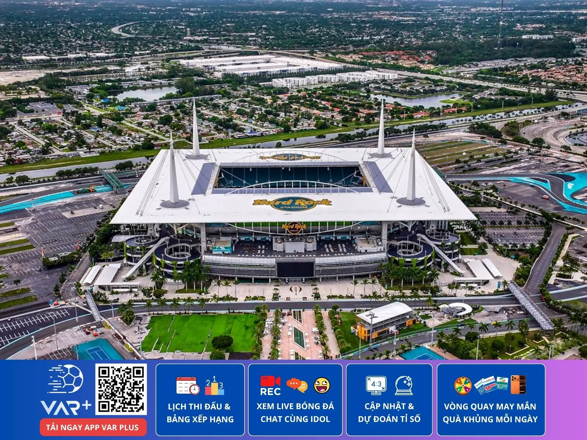 Sân Hard Rock: "Chảo Lửa" nhiệt đới và sân khấu đẳng cấp của World Cup 2026