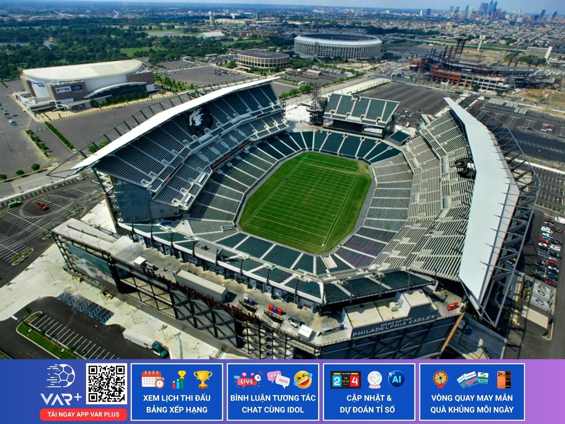 Sân Lincoln Financial Field: trái tim lịch sử Mỹ trong kỳ World Cup 2026