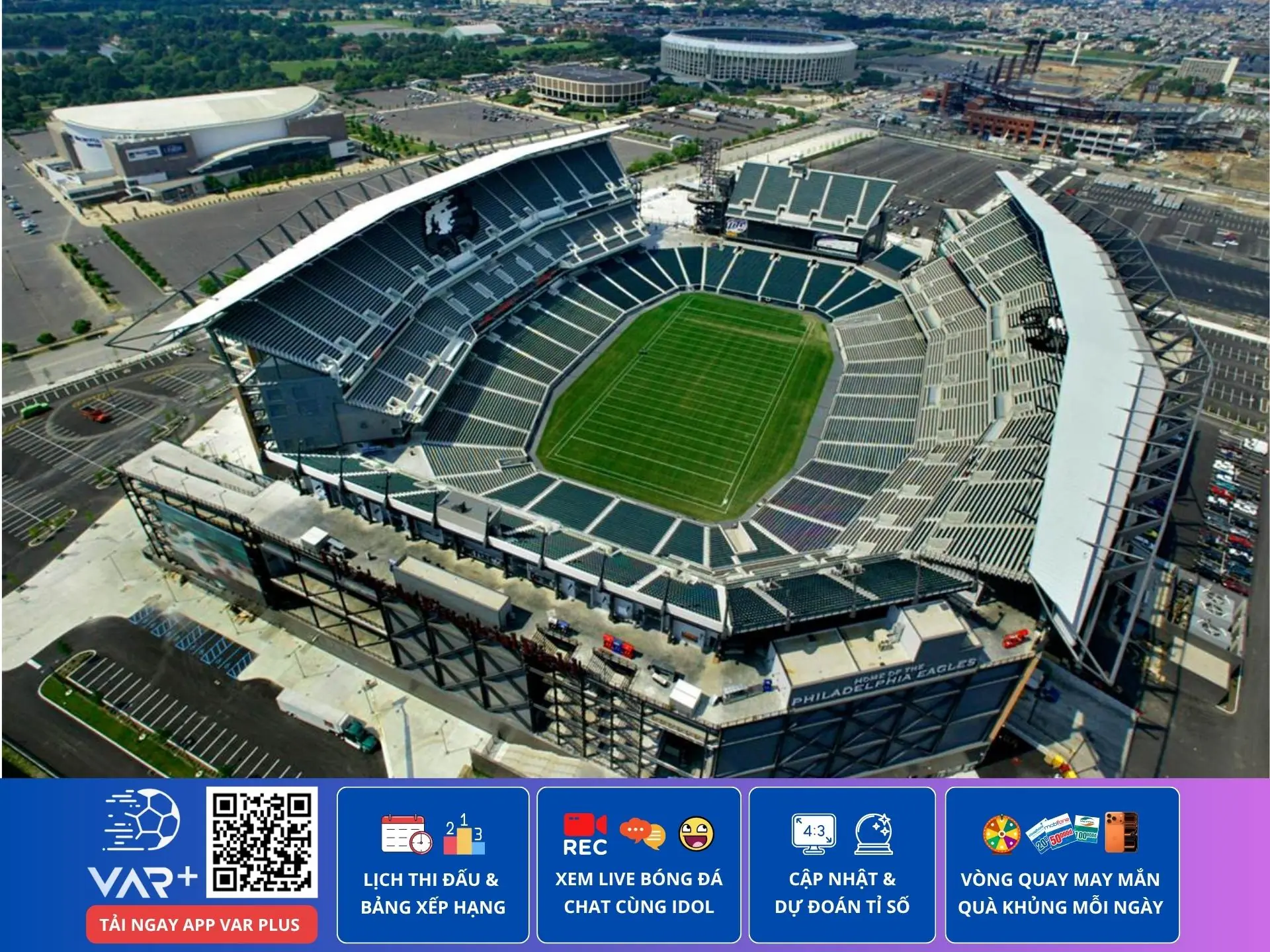 Sân Lincoln Financial Field: trái tim lịch sử Mỹ trong kỳ World Cup 2026