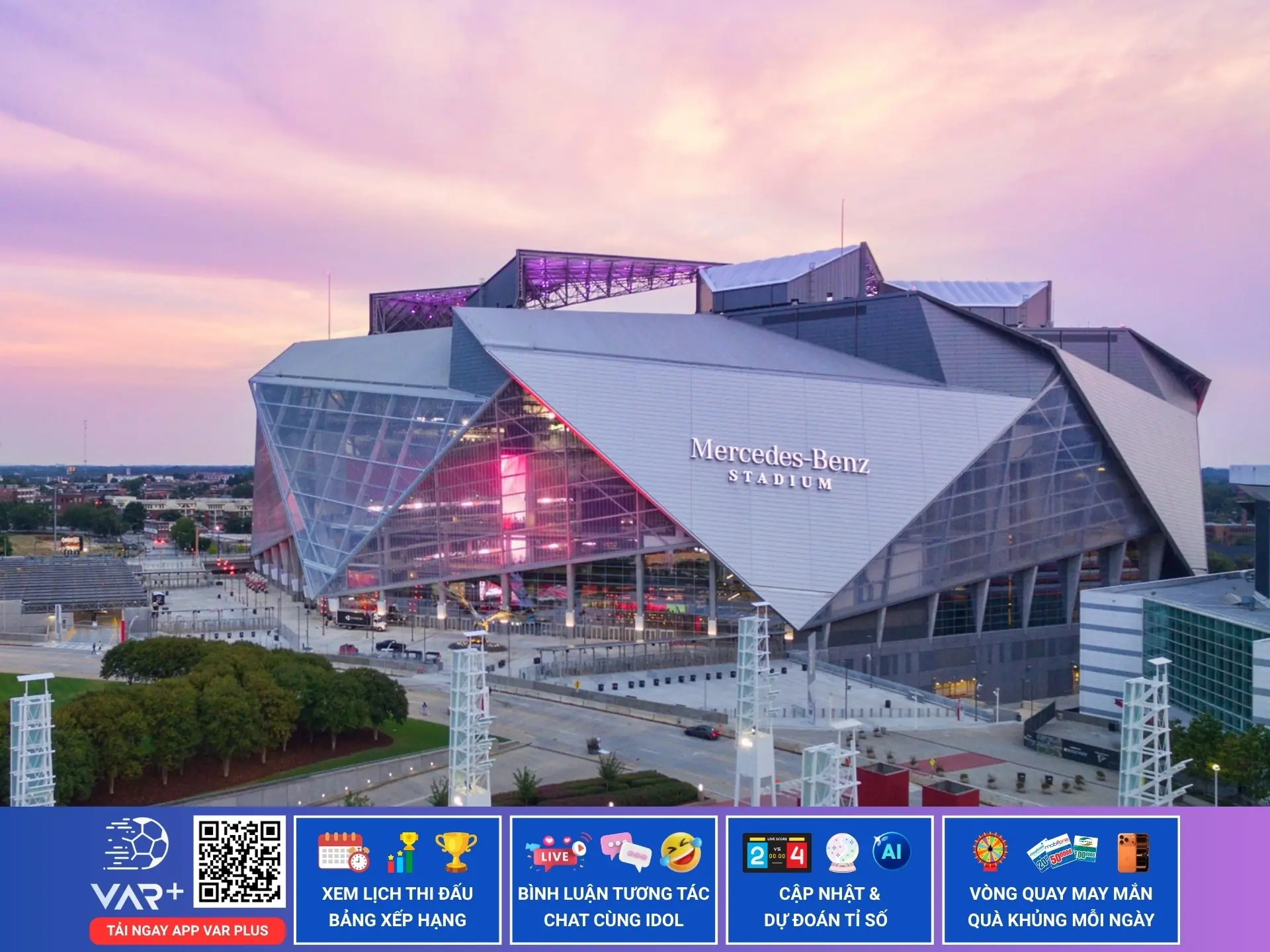 Sân Mercedes-Benz: Từ biểu tượng Atlanta đến "chảo lửa" tại World Cup 2026