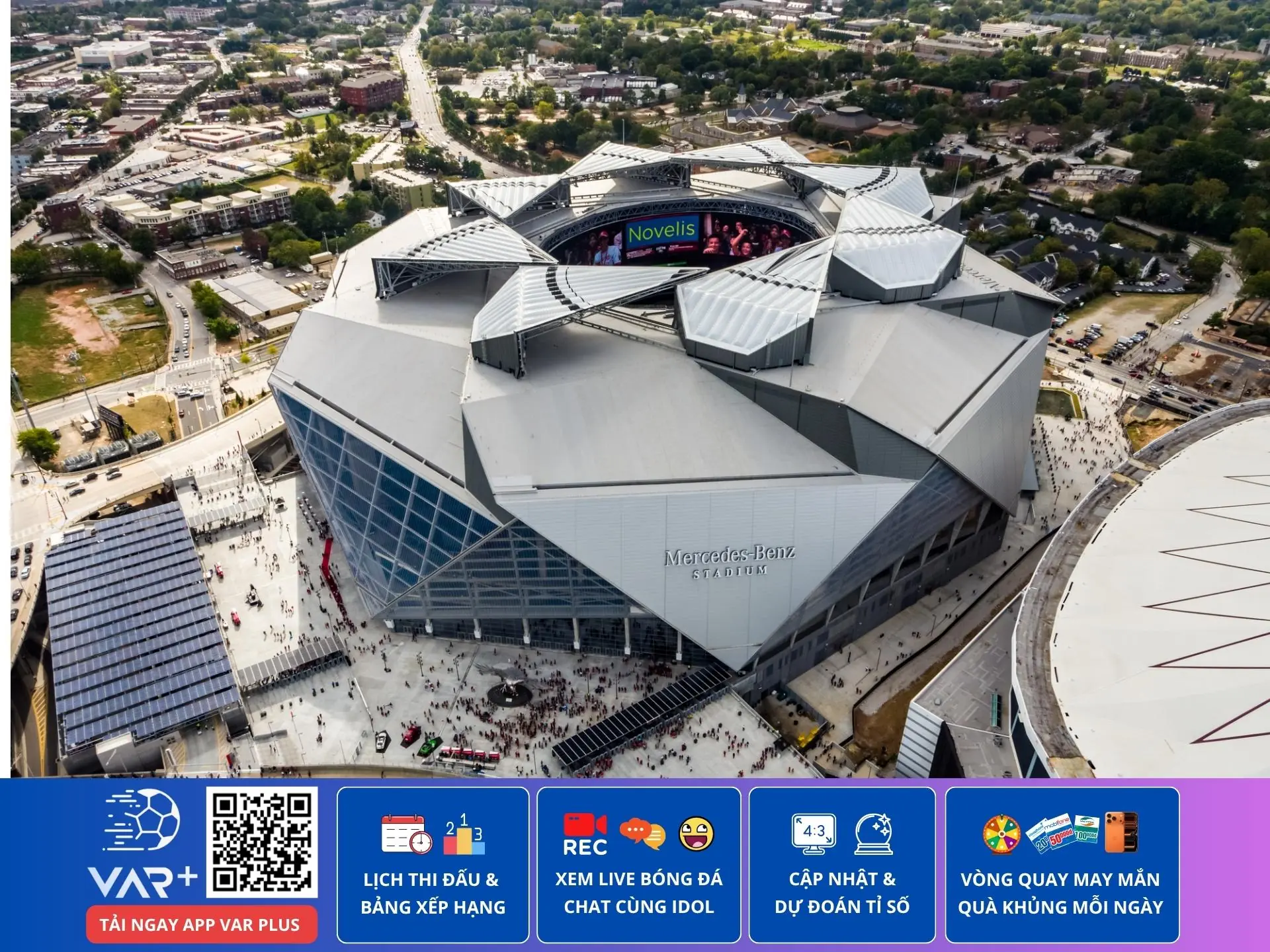 Sân Mercedes-Benz: Từ biểu tượng Atlanta đến "chảo lửa" tại World Cup 2026 1 Sân Mercedes-Benz: Từ biểu tượng Atlanta đến "chảo lửa" tại World Cup 2026