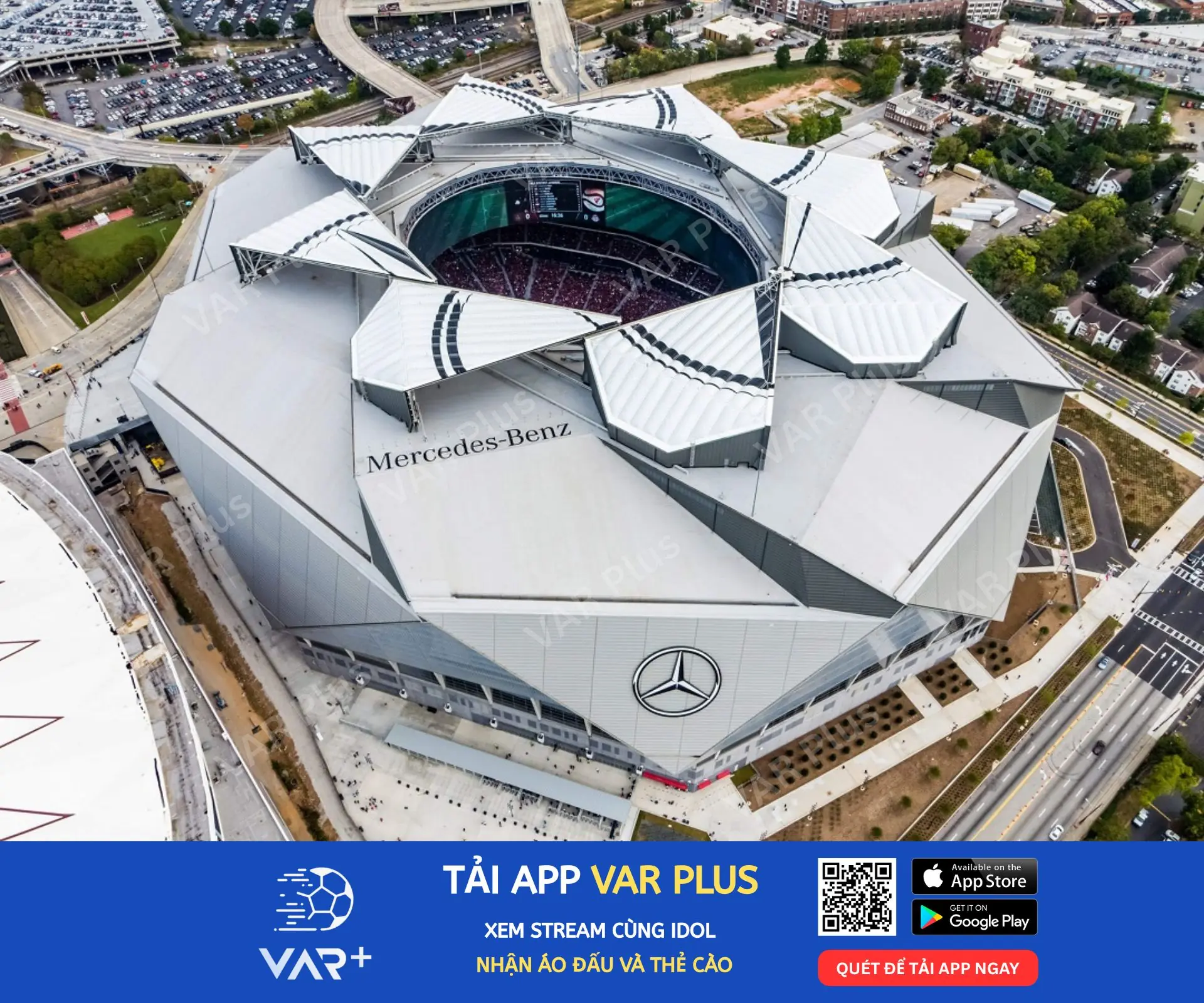 Sân vận động Mercedes-Benz, nơi tổ chức trận bán kết World Cup 2026 