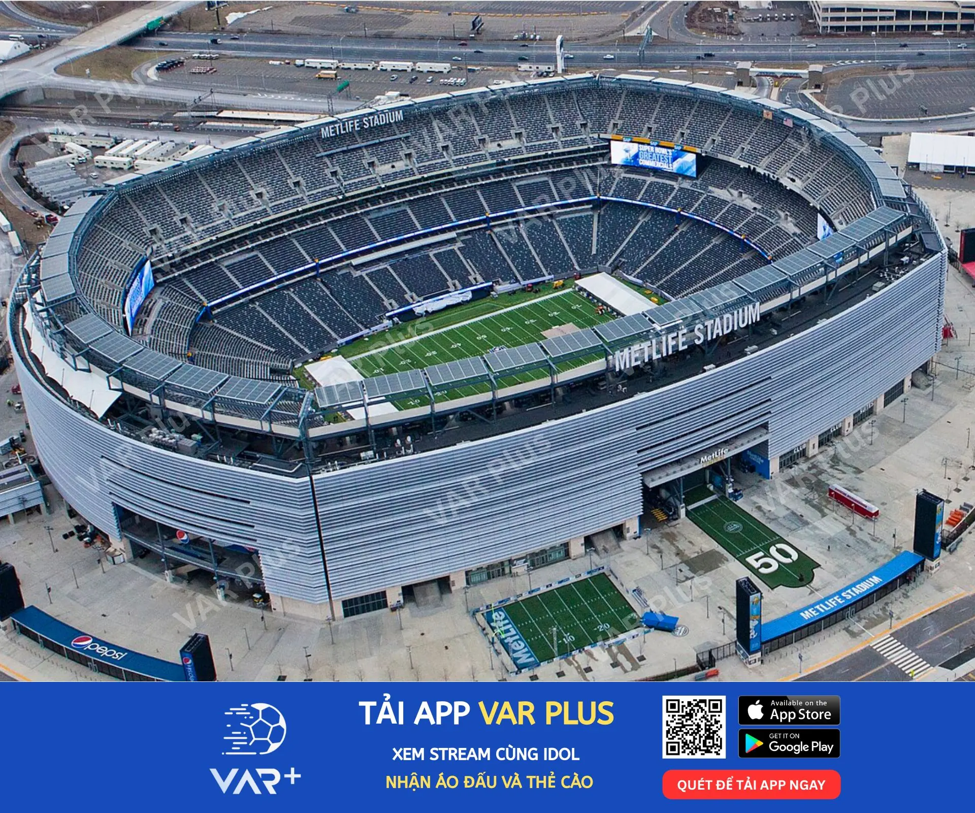 Sân vận động Metlife, nơi diễn ra trận chung kết World Cup 2026