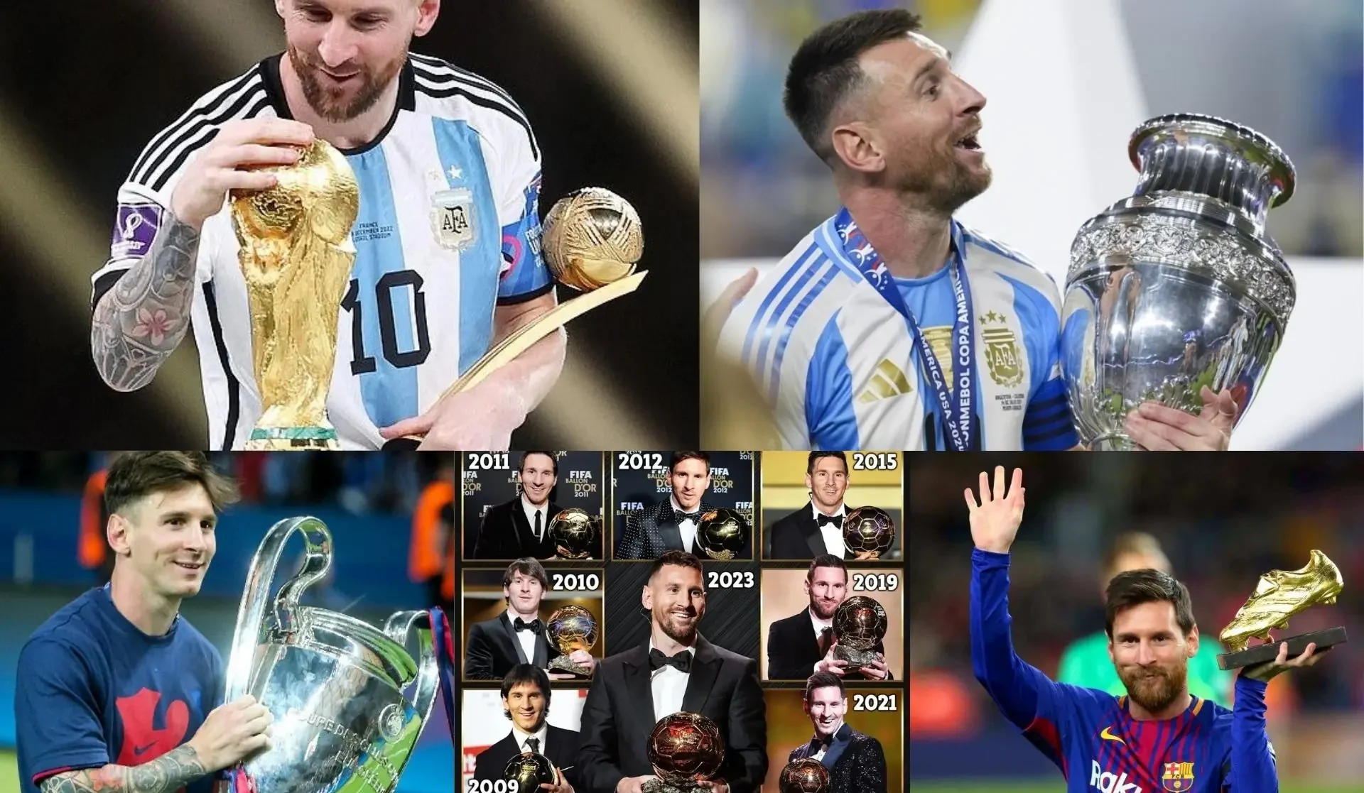 Sự nghiệp vĩ đại của Lionel Messi