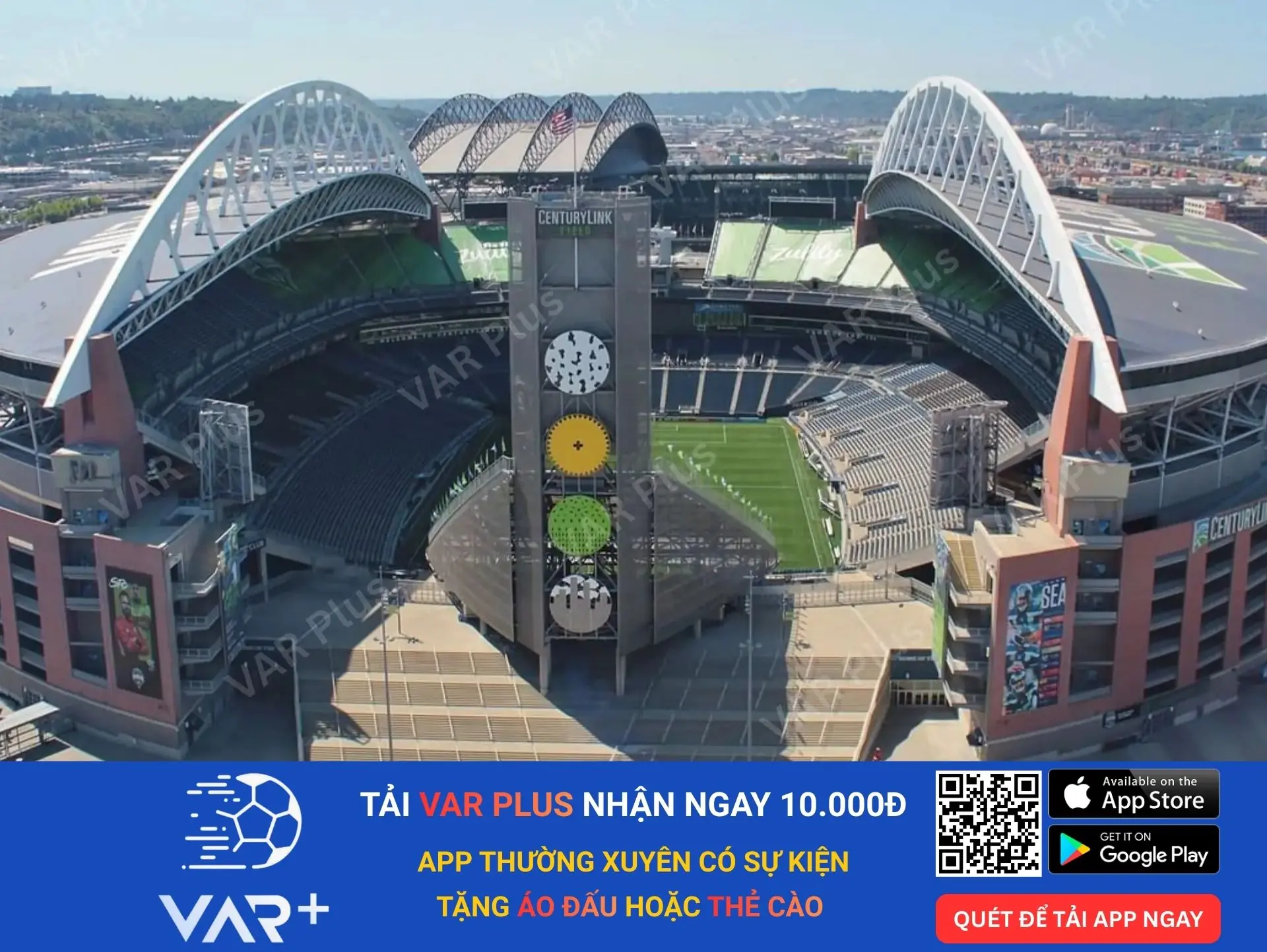 Lumen Field: sân vận động náo nhiệt nhất nước Mỹ Tại WC 2026 2 Thiết kế mái vòm độc đáo của sân Lumen Field