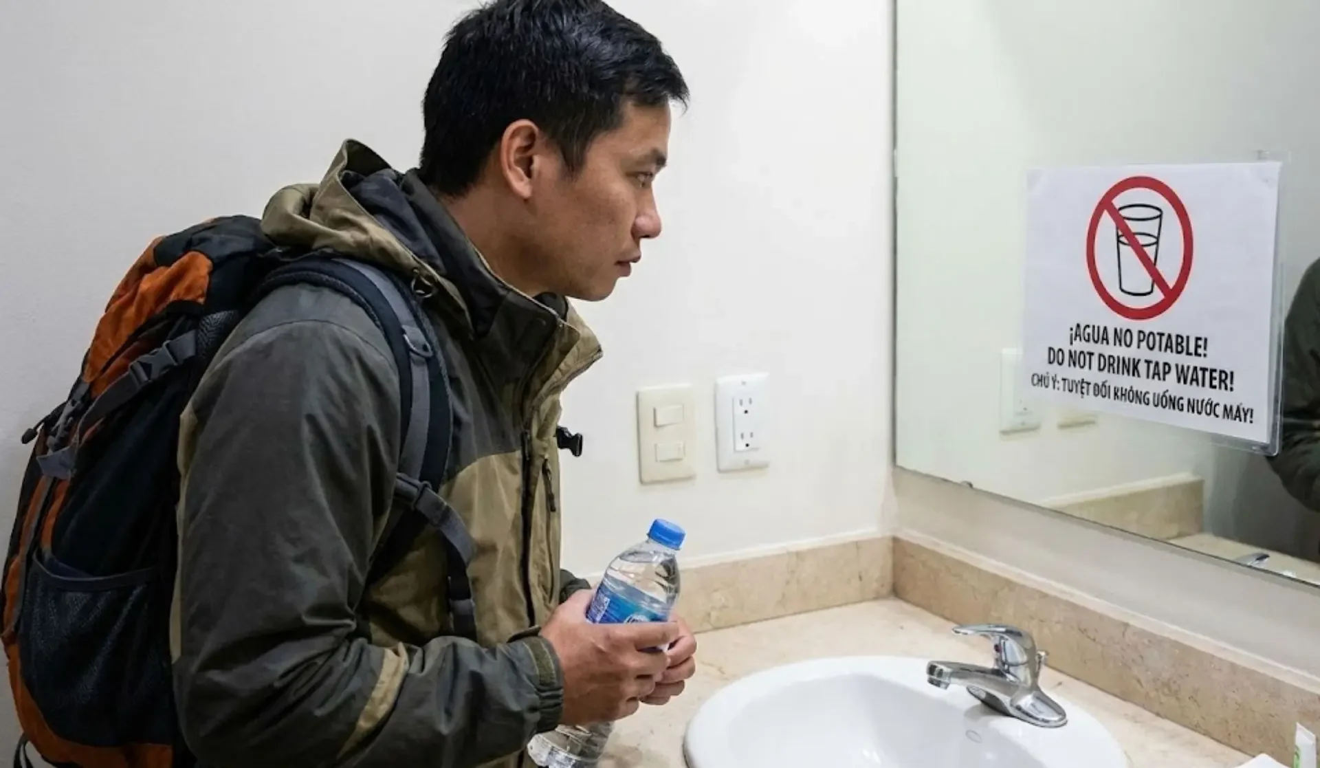 Tuyệt đối không uống nước máy công cộng