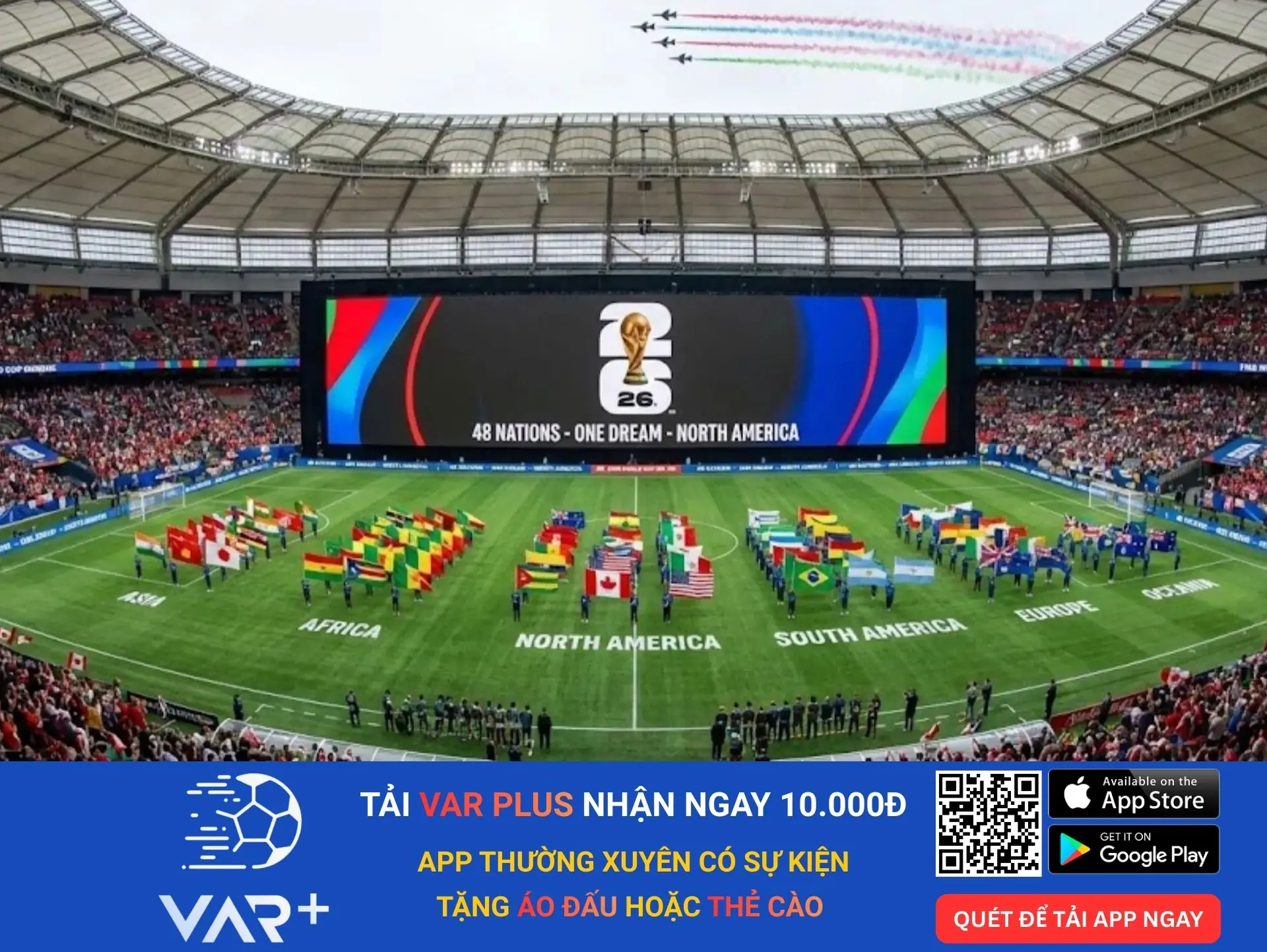 World Cup 2026 có tổng cộng bao nhiêu đội tham dự