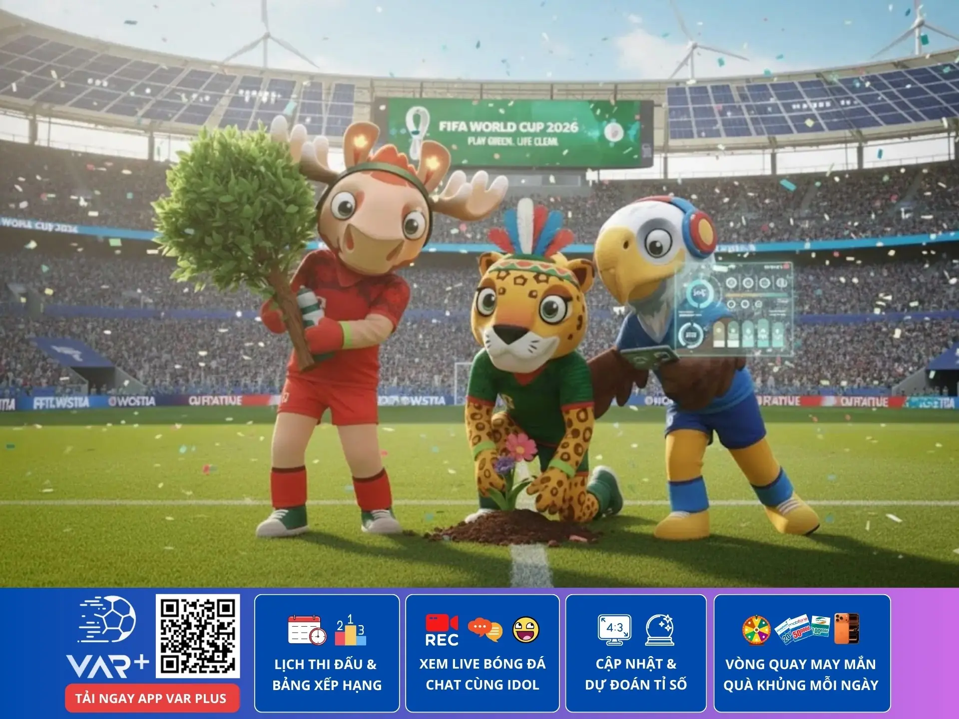 world cup 2026 muon gui thong diep ve van de bao ve moi truong den toan the gioi